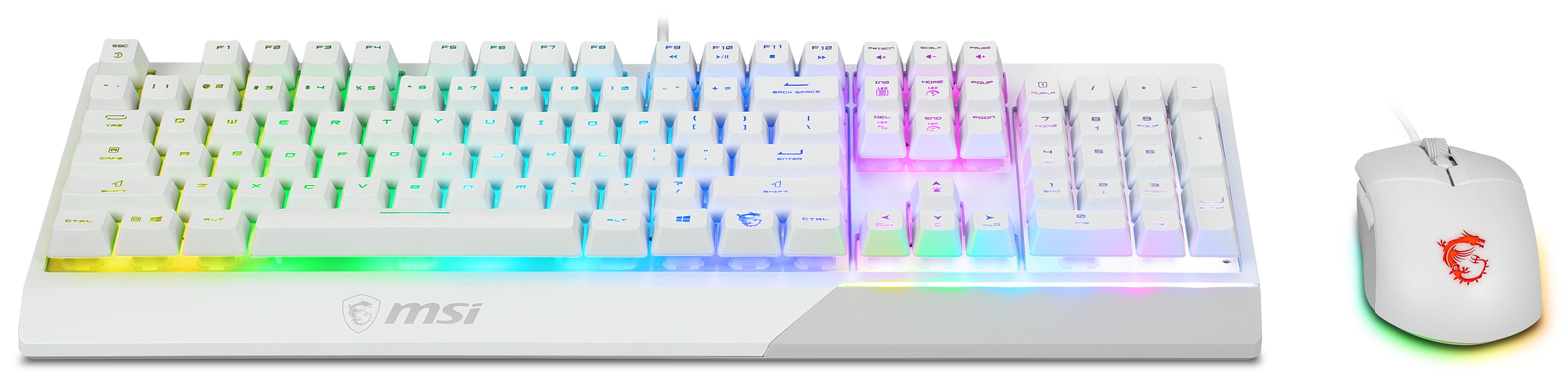 MSI VIGOR GK30 COMBO weiß Eingabegeräte-Set