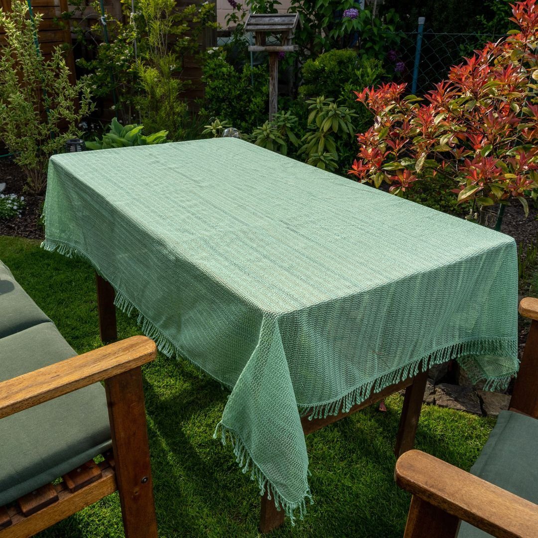 laro Tischdecke Gartentischdecke Wetterfest Rutschfest Eckig günstig online kaufen