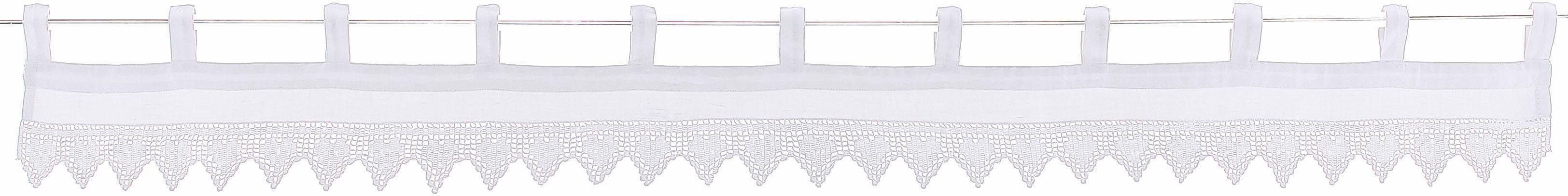 HOSSNER - ART OF HOME DECO Querbehang Achensee (1 St), Schlaufen, halbtransparent
