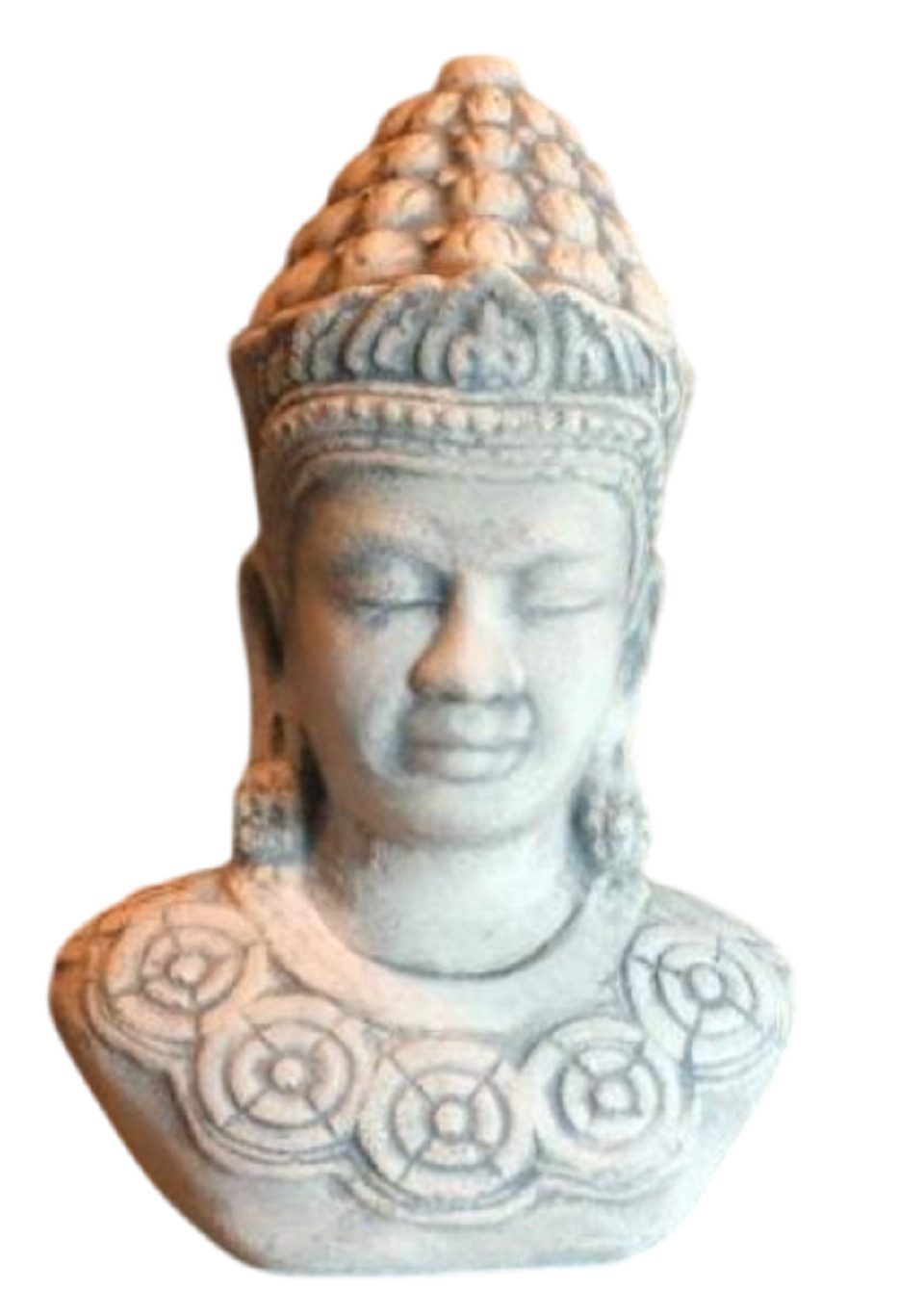 Xlmoebel Buddhafigur Buddha Kopf Skulptur aus hochwertigem Material für Wohnbereich (Artikel s101130), Hergestellt in Europa
