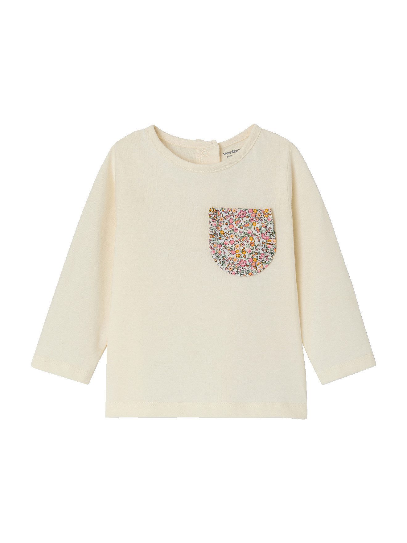 Langarmshirt mit Brusttasche Mädchen