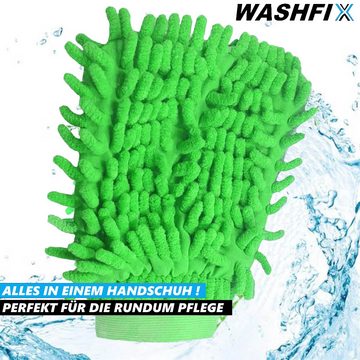 MAVURA Waschhandschuh WASHFIX Autowaschhandschuh Mikrofaser Handschuh Microfaser Autowäsche, Autopflege Handschuh Staubhandschuh Reinigungshandschuh Auto