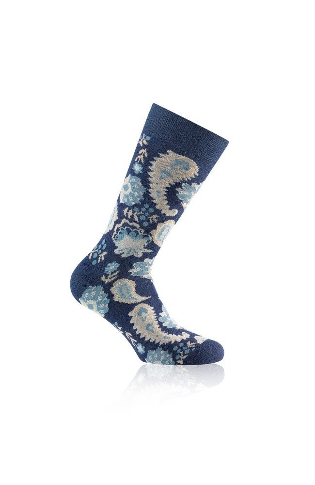Rohner Socks Socken Tagessocke Fashion Vintage Edition (Baumwolle) indigo - 1 Paar