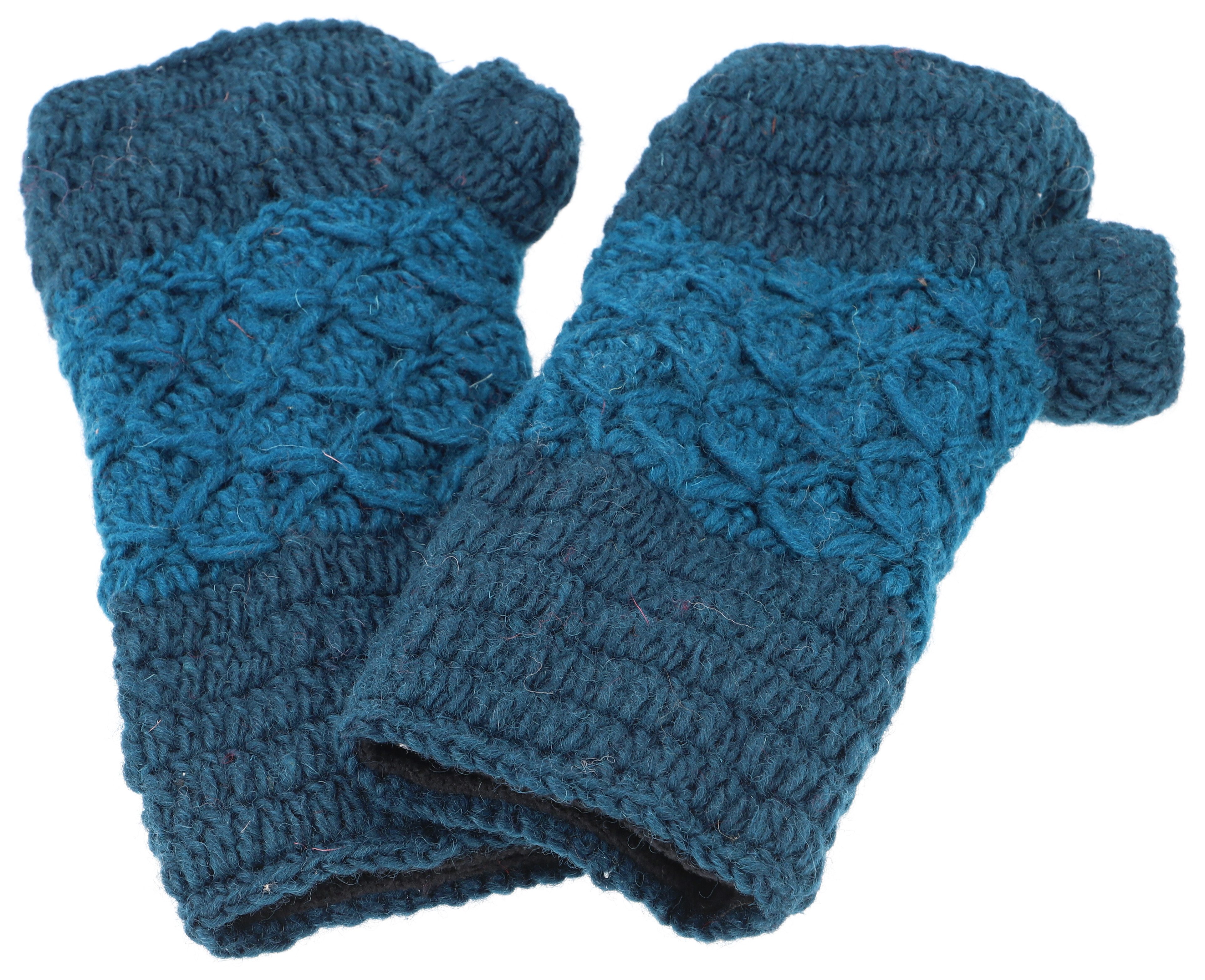 Strickhandschuhe Handgestrickte Pulswärmer, Handstulpen,..