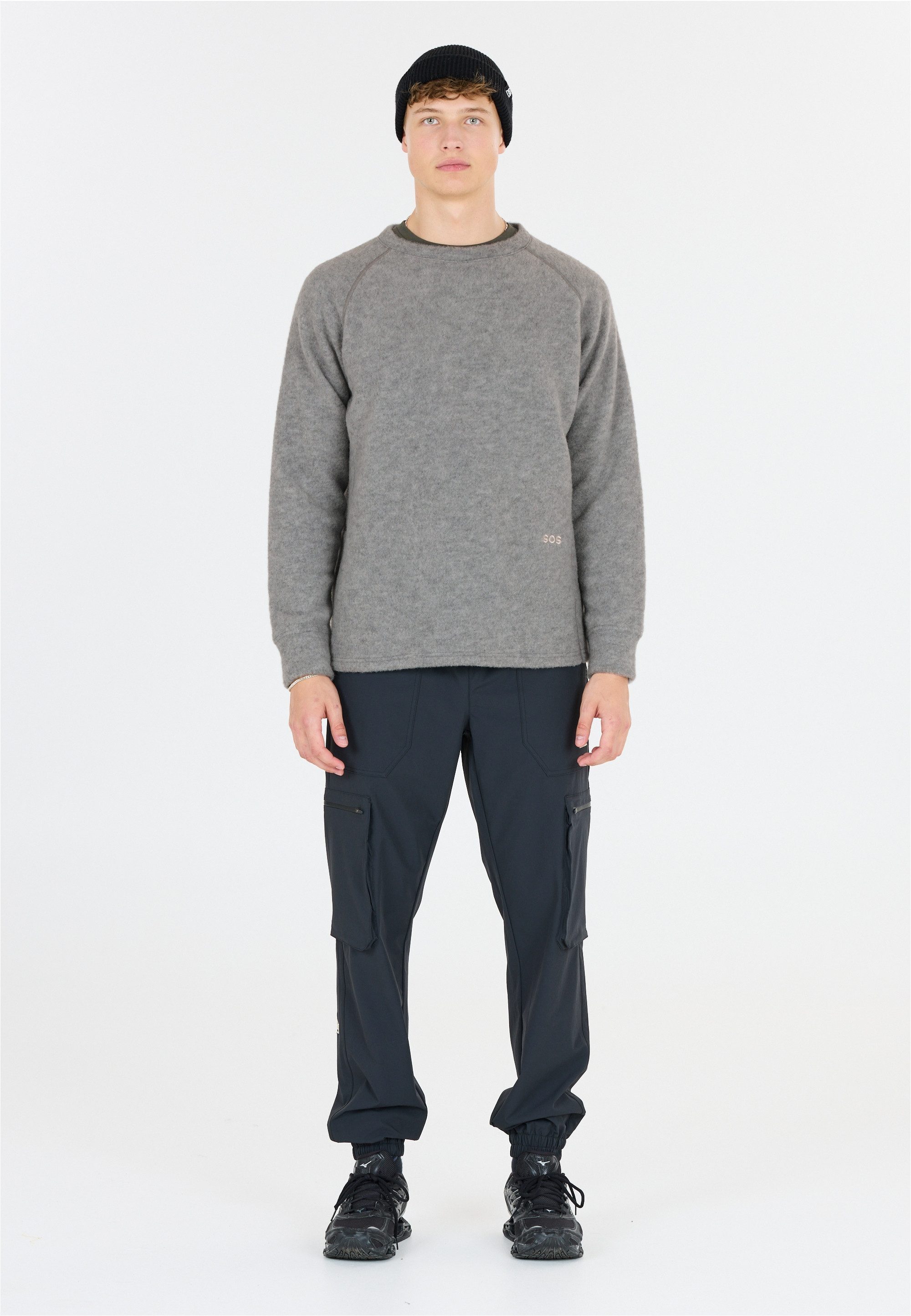 SOS Strickpullover Aneto aus reiner Merinowolle