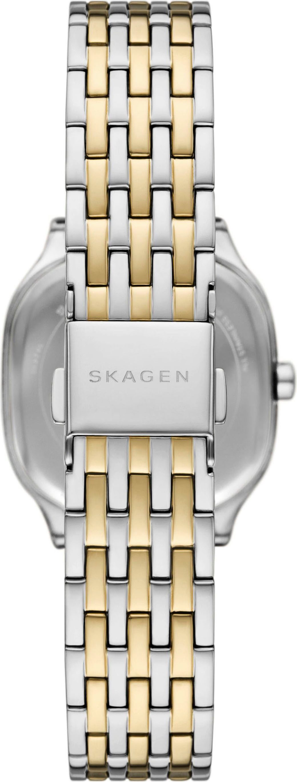 SKAGEN Quarzuhr MELLEM LILLE SKW3160, Armbanduhr, Damenuhr, Edelstahlarmband, analog