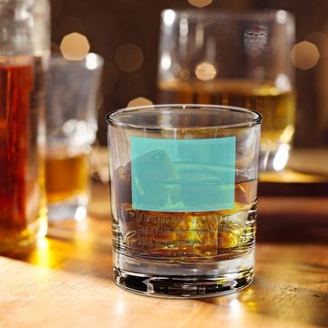 Mr. & Mrs. Panda Whiskyglas Rotkehlchen Schlitten - Transparent - Geschenk, Weihnachtsdeko, Whisk, Premium Glas, Dauerhafte Gravur