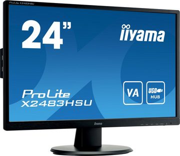 Iiyama iiyama ProLite X2483HSU 23.8" Display schwarz LED-Monitor