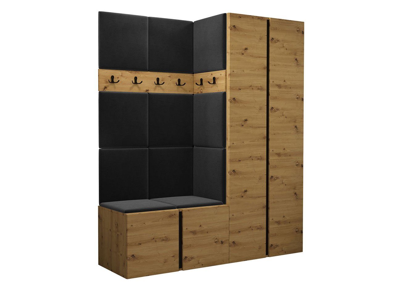 MIRJAN24 Garderoben-Set Orion III, (Komplett-Set, Kleiderschrank, günstig online kaufen