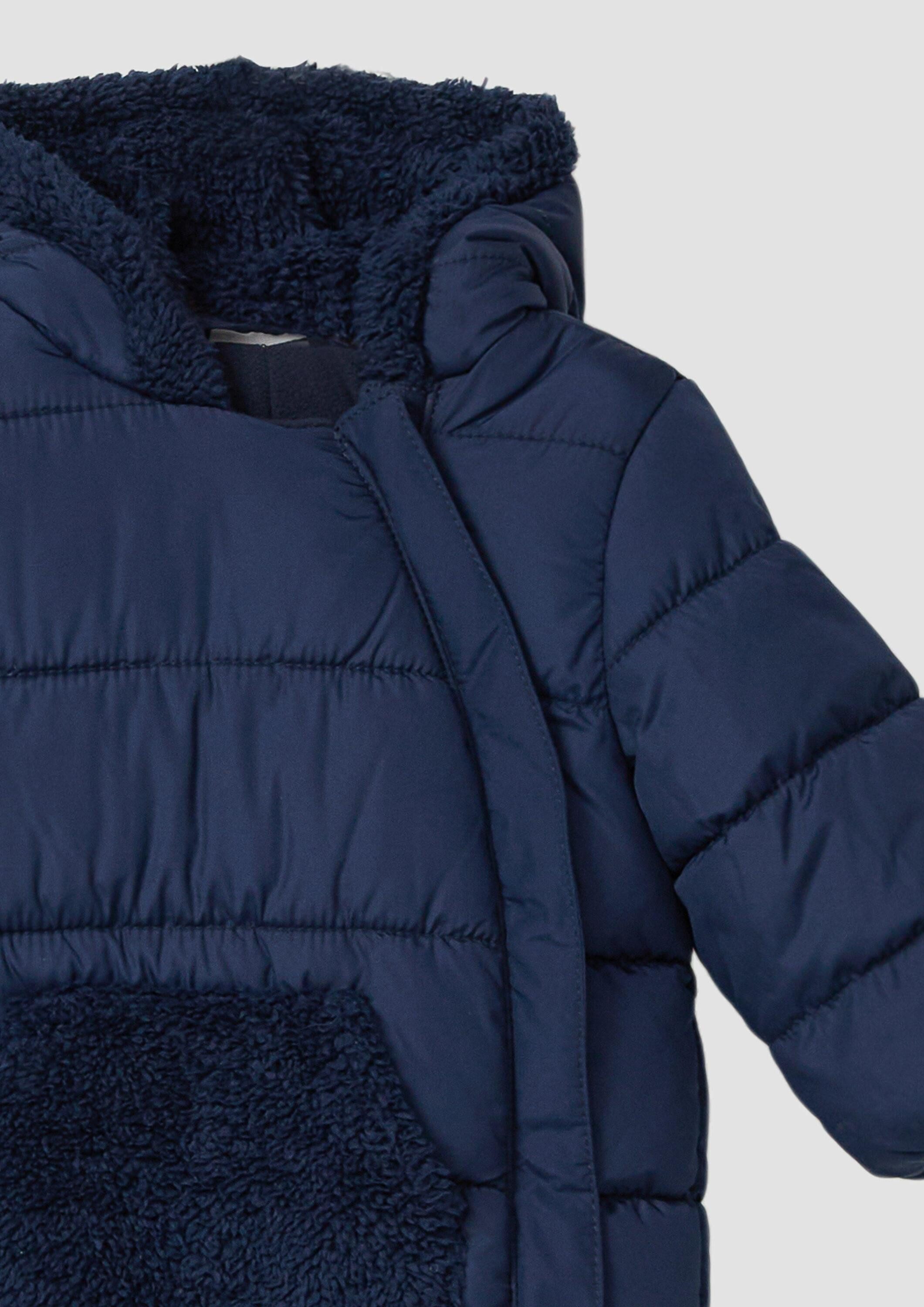 s.Oliver Winterjacke Overall Unisex Wattierter Overall mit Kapuze