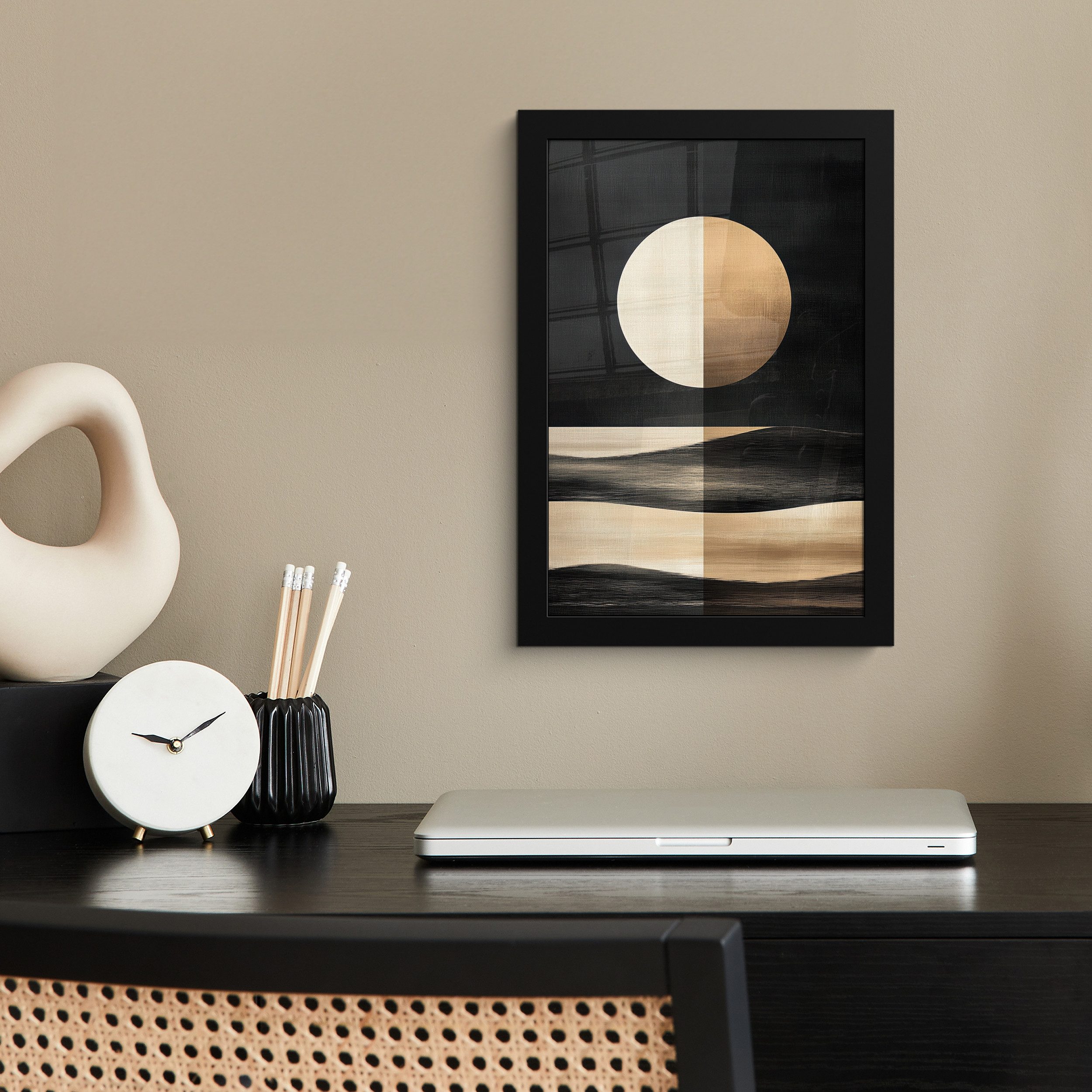 MuchoWow Poster Mond - Kreis - günstig online kaufen