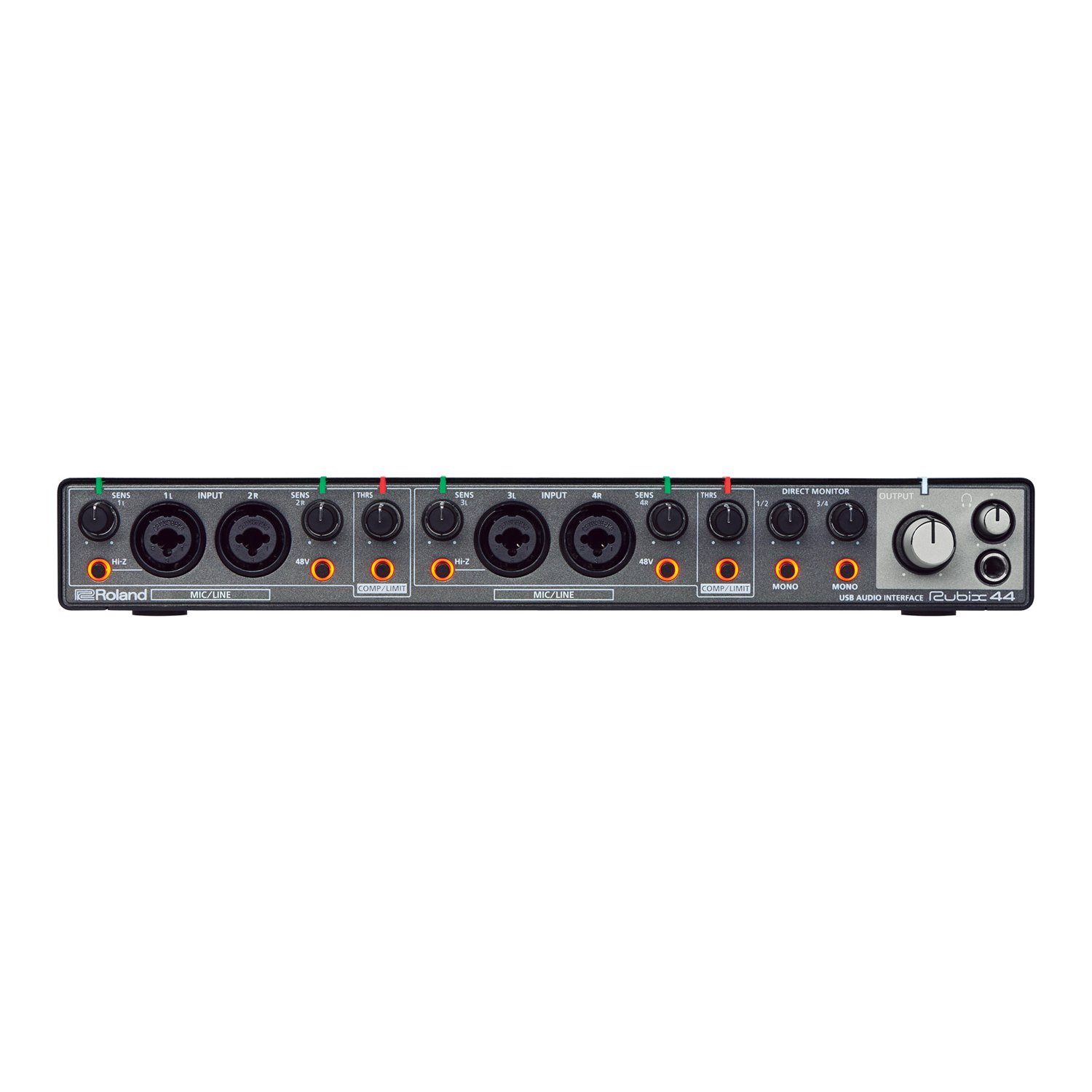 Roland Audio Roland Rubix44 USB Audio-Interface mit Kopfhörer Digitales Aufnahmegerät