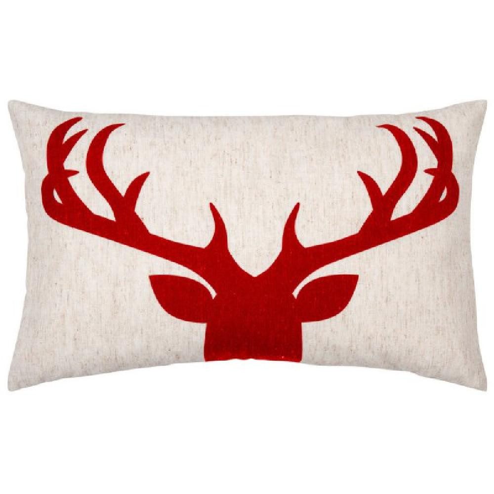 PAD Подушкиhülle Подушкиhülle Deer Hirsch Rot (30x50cm)