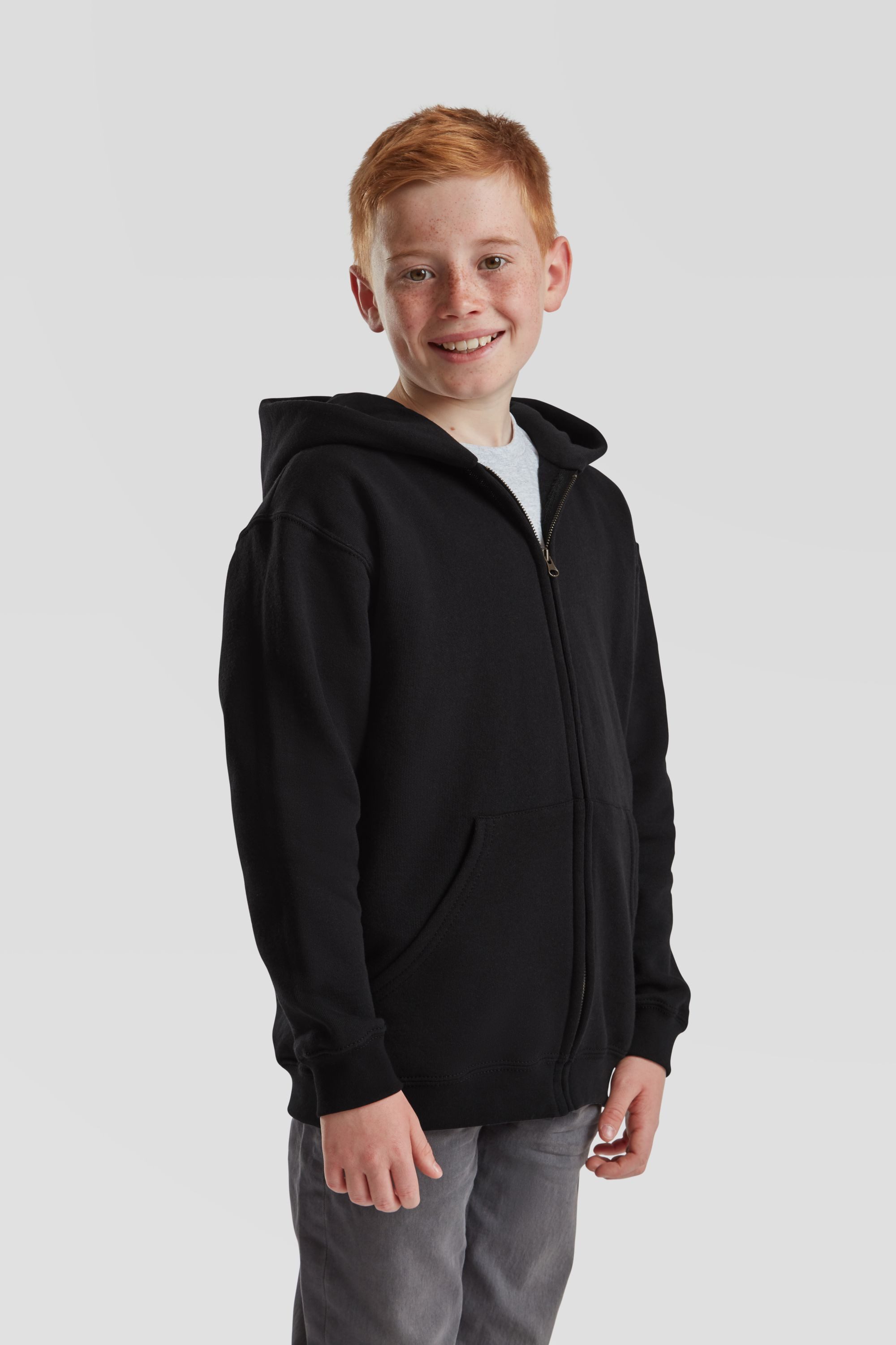 Fruit of the Loom Sweatjacke Classic Hooded Sweat Jacket Kids – Bild 4 von 5