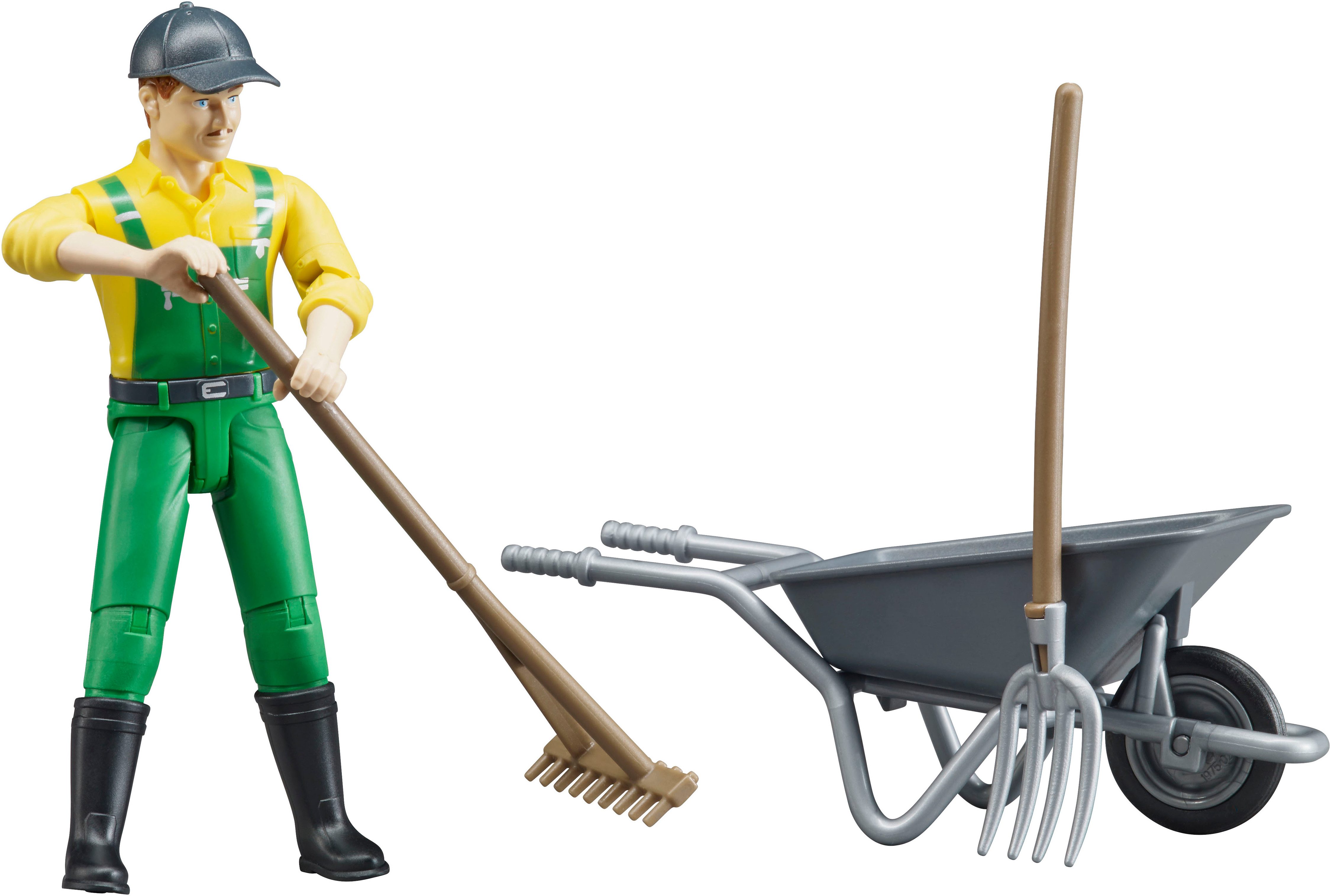 Bruder® Spielfigur bworld Landwirt (62610), Made in Europe