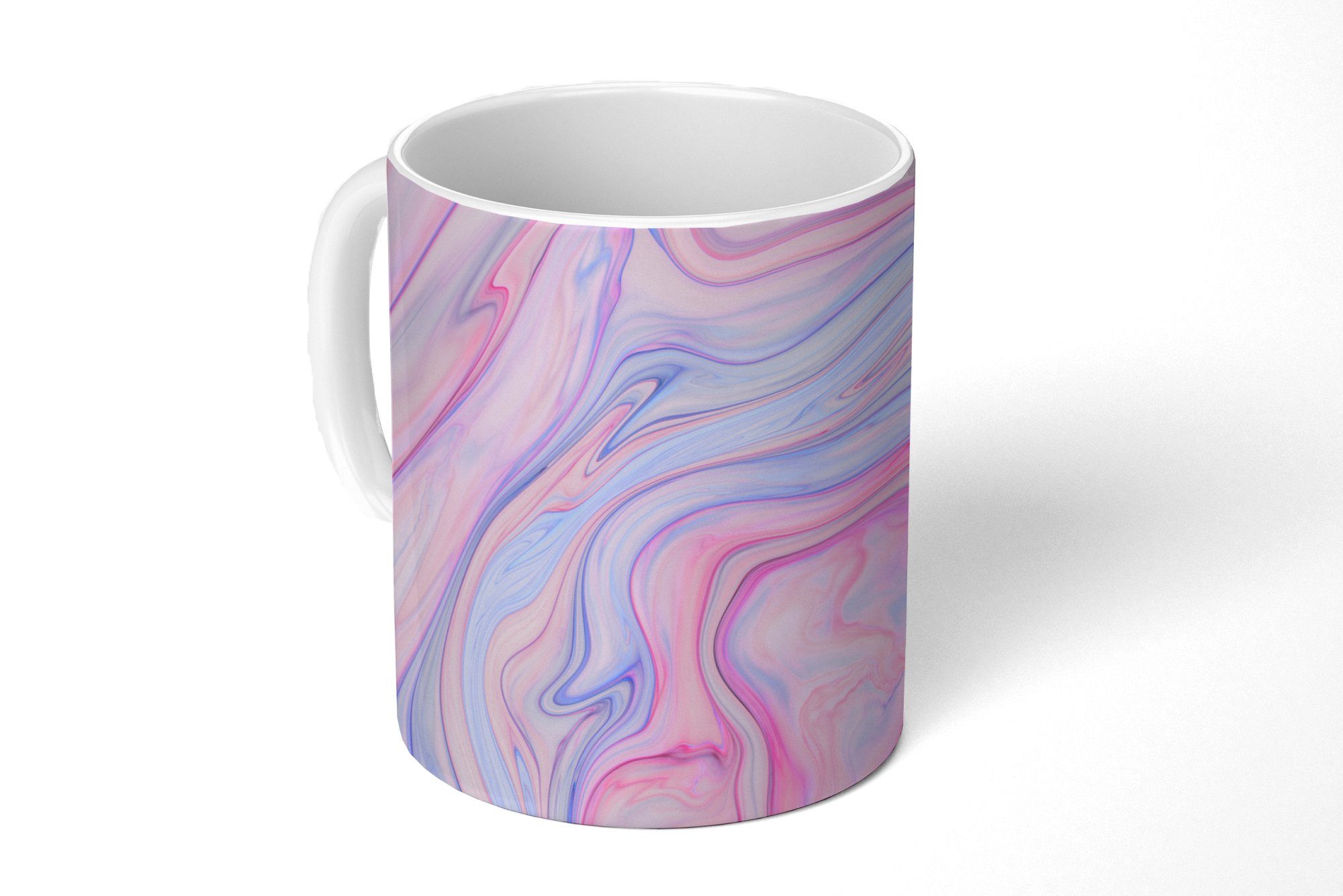 MuchoWow Tasse Marmor - Farben - Pastell, Keramik, Kaffeetassen, Teetasse, Becher, Teetasse, Geschenk