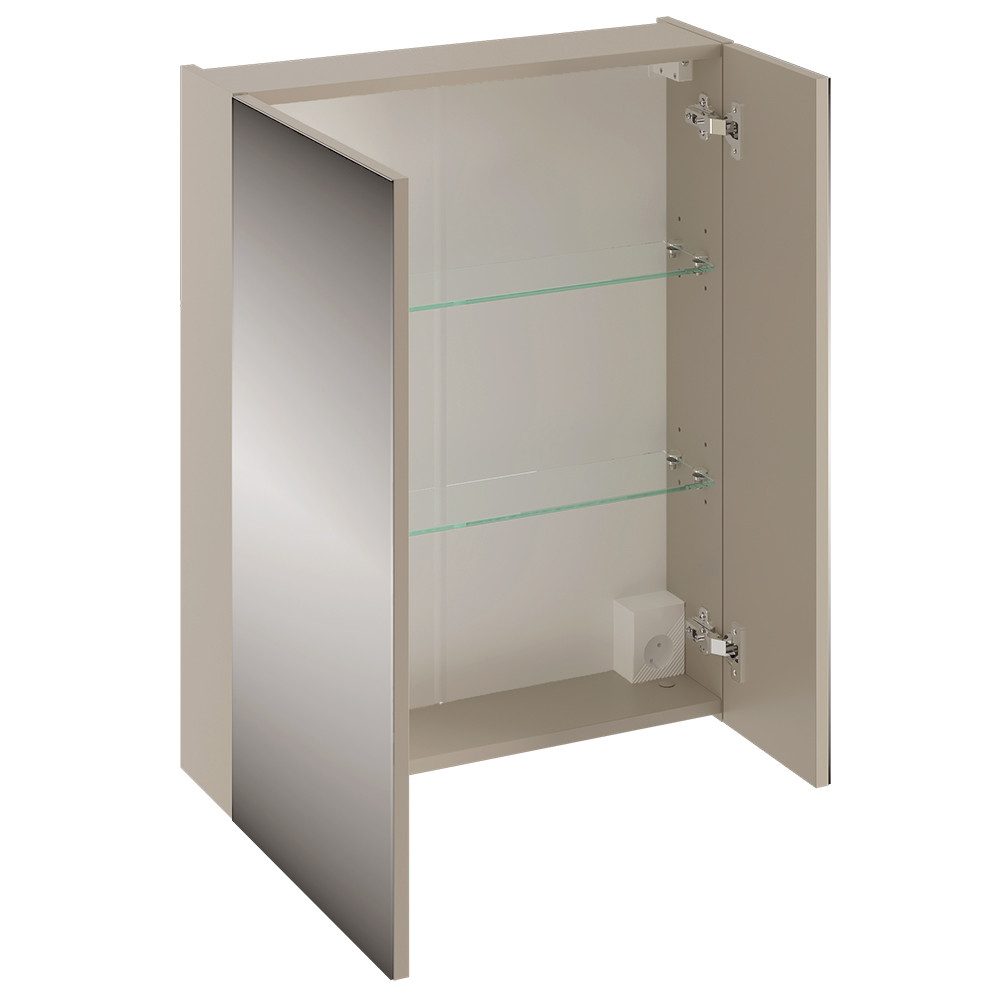 Lomadox Spiegelschrank AQUINO-140 Badezimmerspiegel Spiegel Badezimmerschra günstig online kaufen