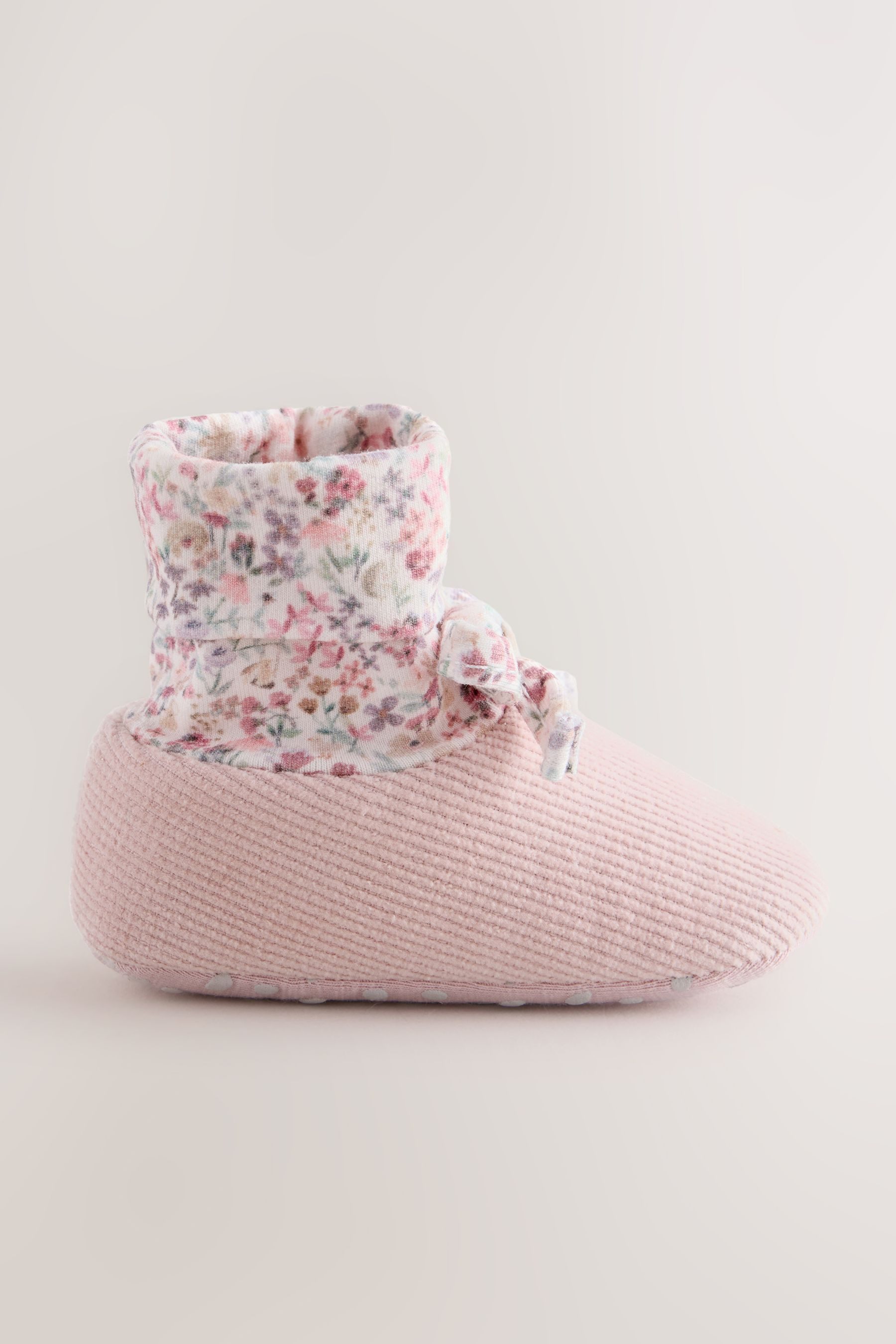 Next Baby Schnürstiefel mit floralem Print Hausschuh