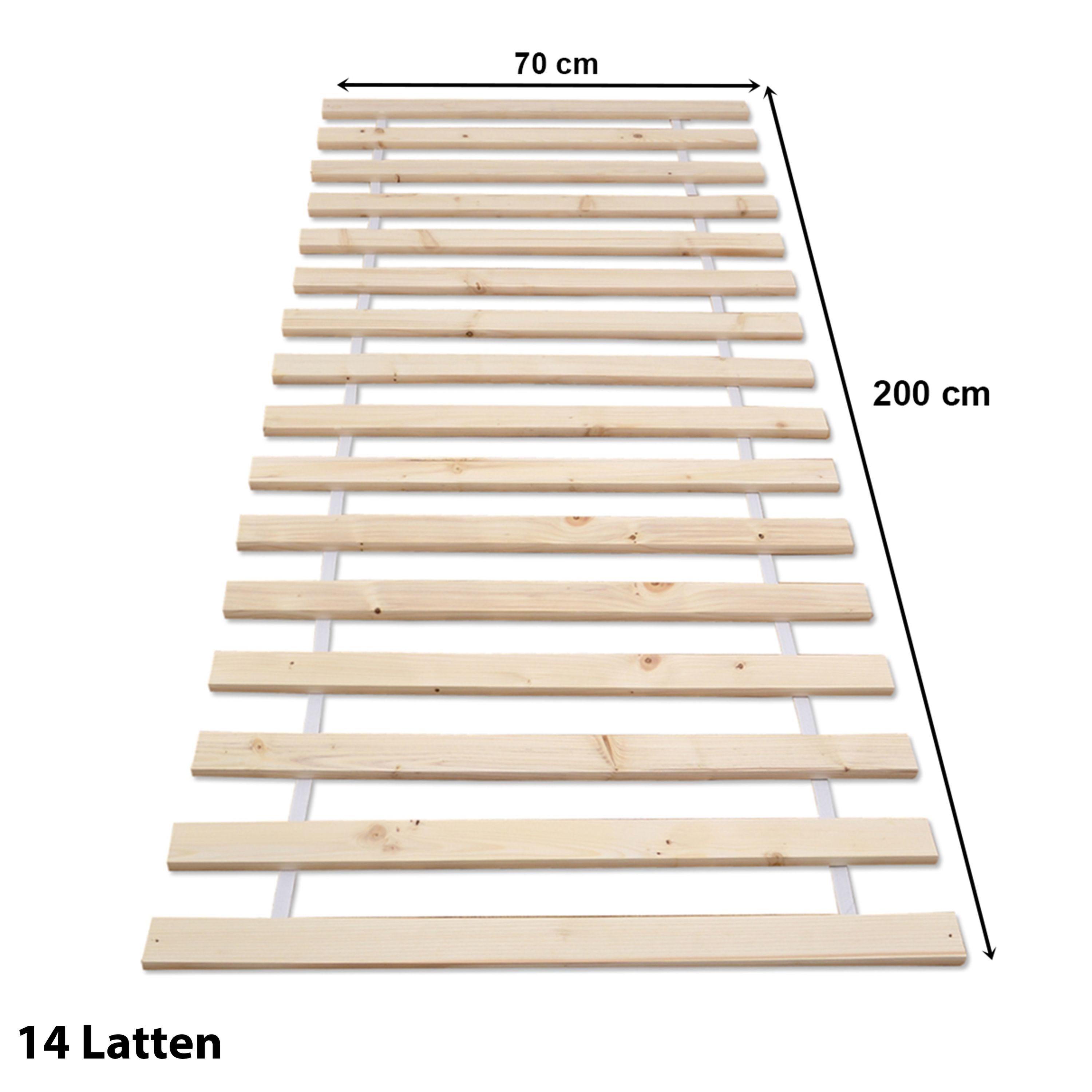 Lattenrost Rolllattenrost 70 x 200 cm 23 Latten (Premium B), HELO24 – Bild 5 von 5