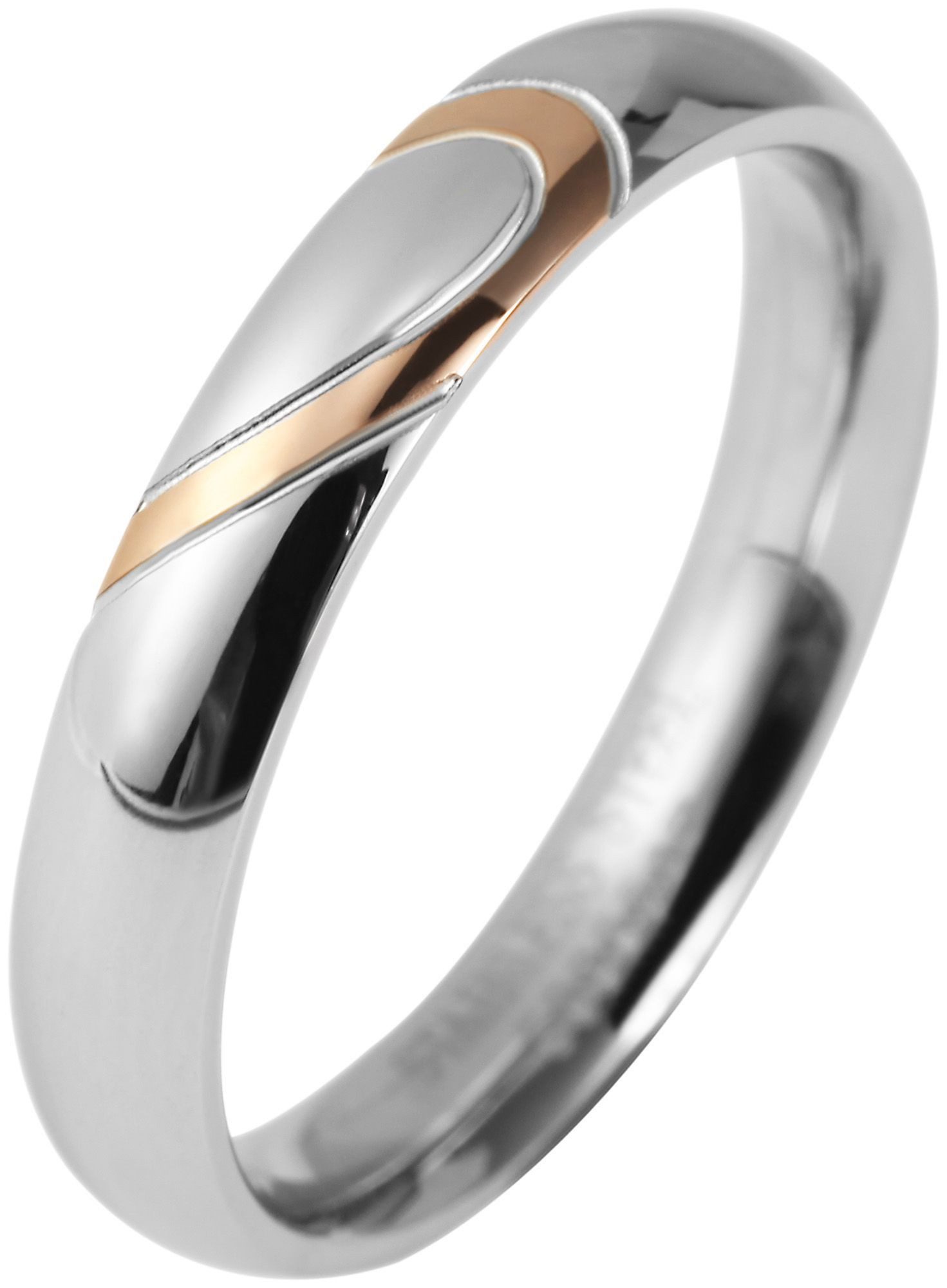 Partnerring aus Edelstahl