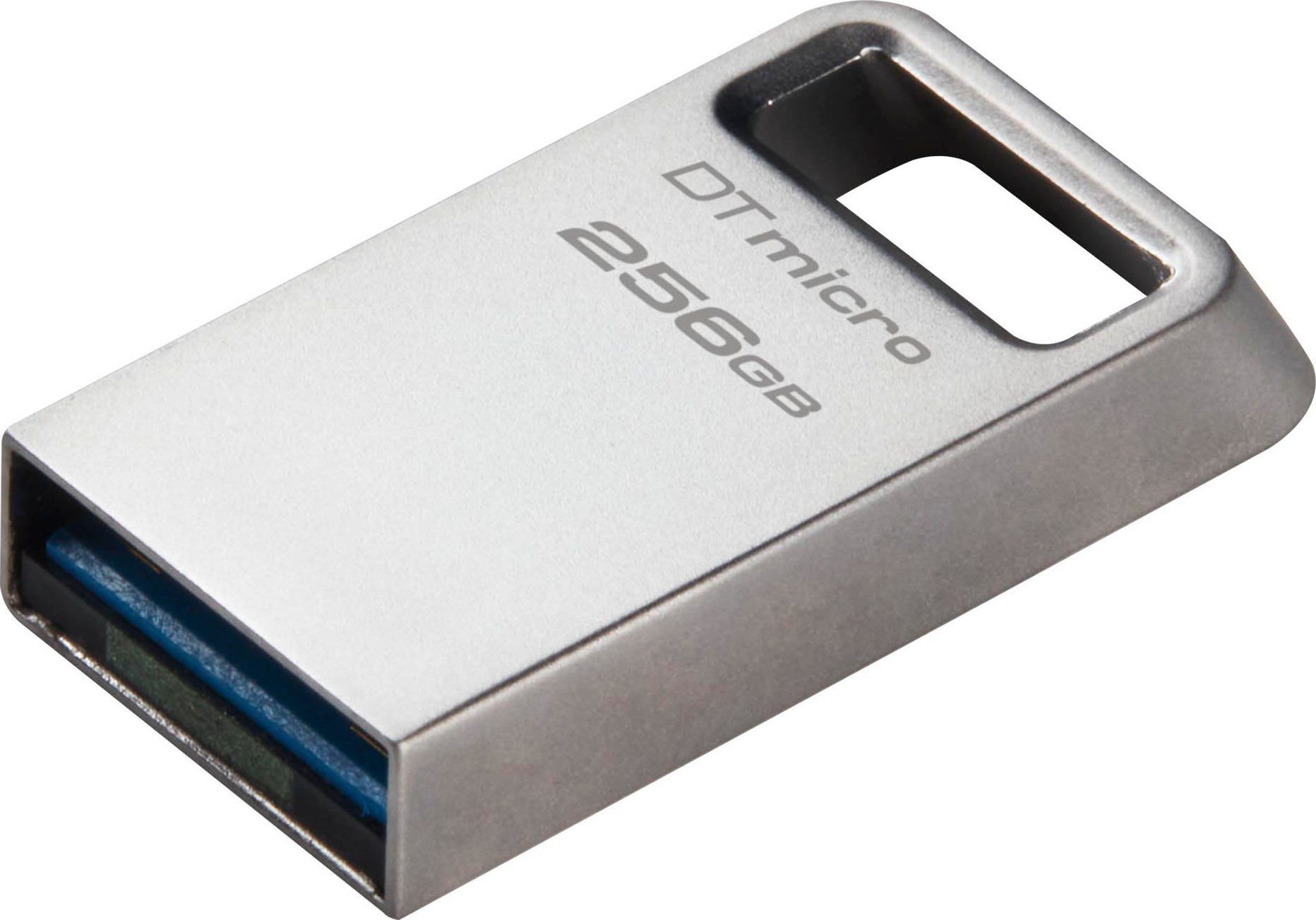 Kingston DATATRAVELER® MICRO 256GB USB-Stick (USB 3.2, Lesegeschwindigkeit 200 MB/s)