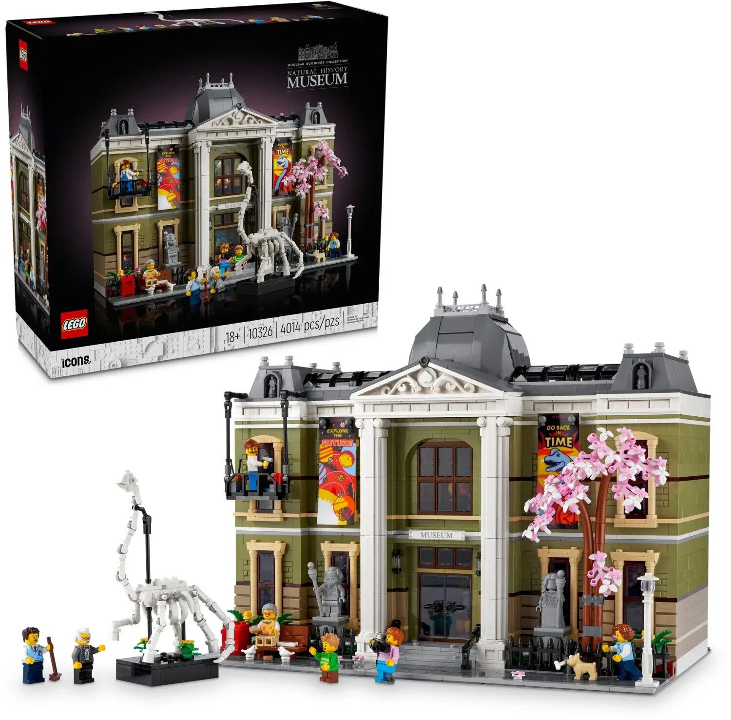 LEGO® Icons - Naturhistorisches Museum (10326) Konstruktions-Spielset, (4014 St)
