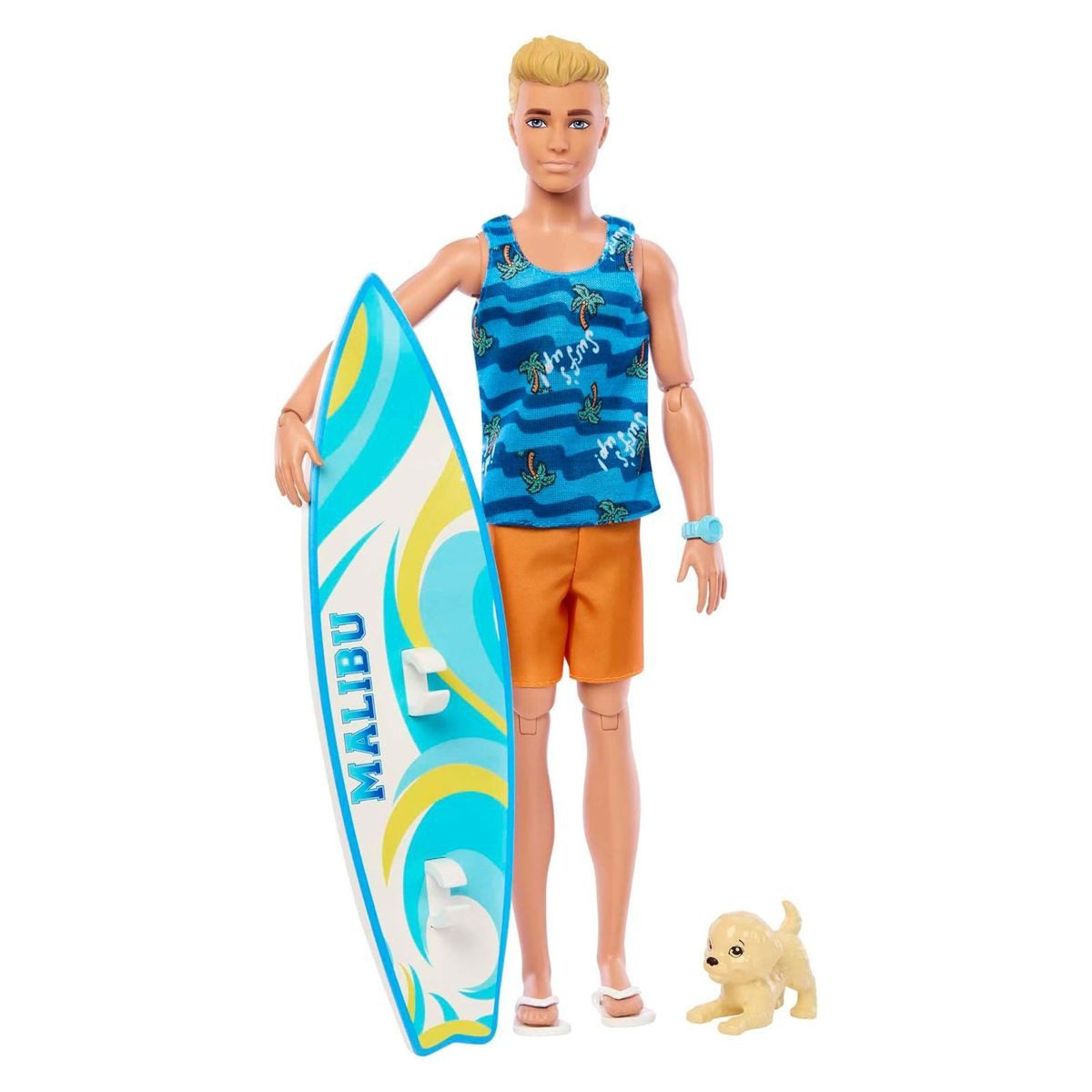 Mattel® Anziehpuppe Mattel HPT50 - Barbie - Puppe mit Zubehör, Surfer, Ken günstig online kaufen