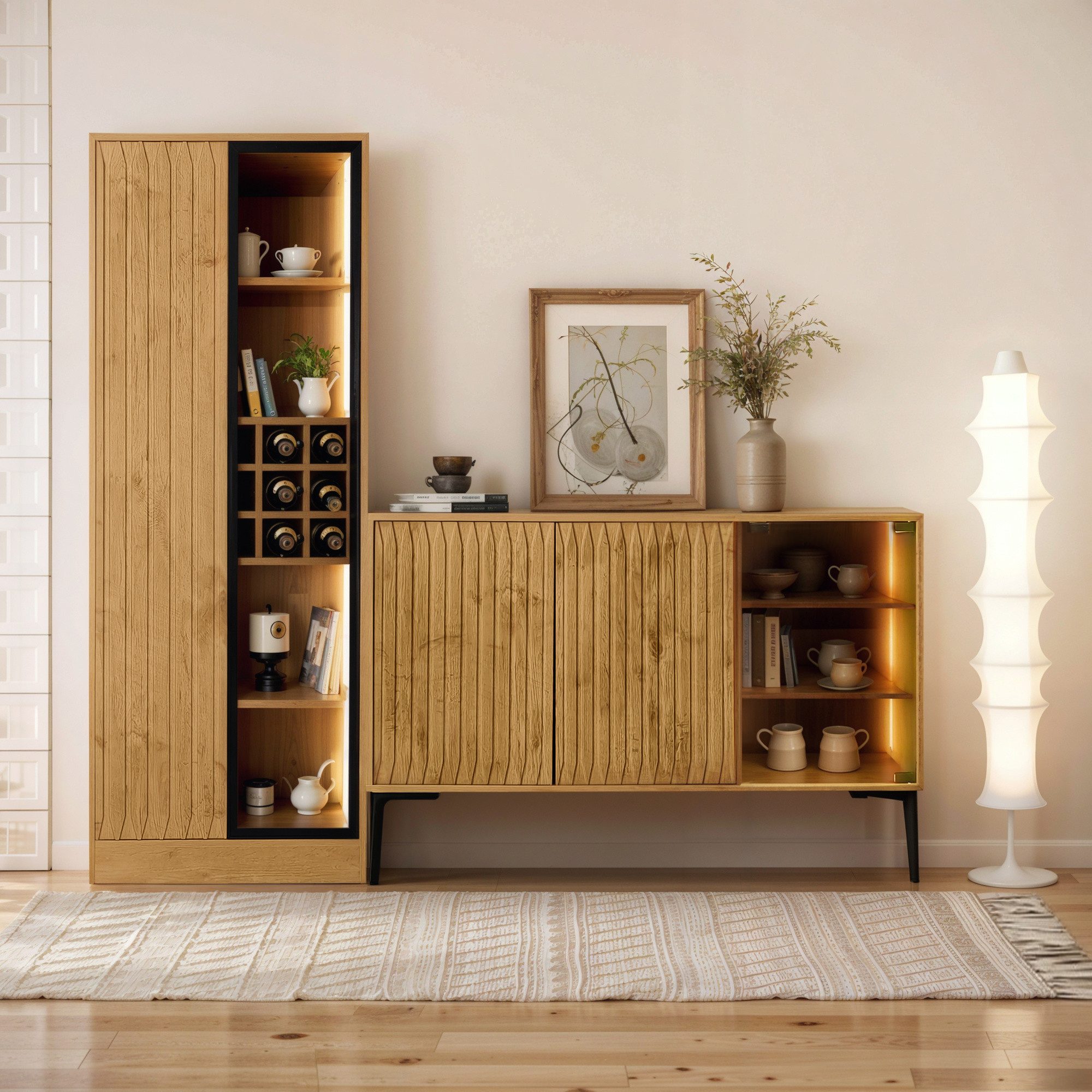 BlingBin Sideboard Kommode, Nachttisch (1er Set, günstig online kaufen