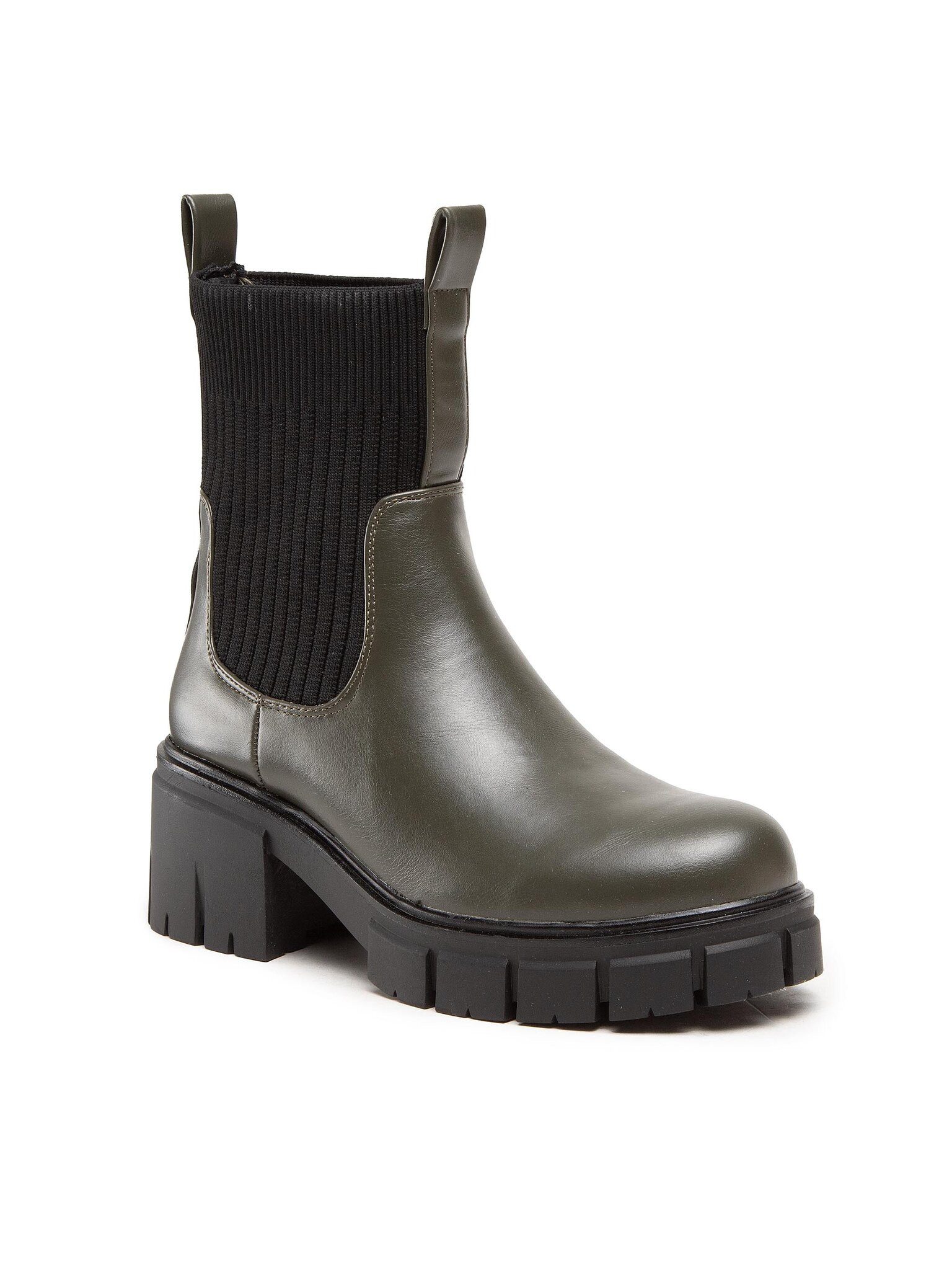 DeeZee Stiefeletten ZAL90101-1 Dark Green Stiefelette