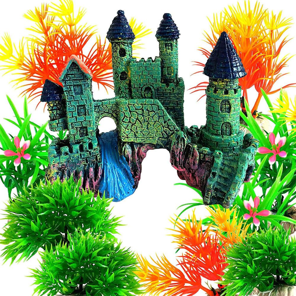 TUWENA Aquariendeko Aquariumdekoration, Fischtankdekoration mit Pflanzen günstig online kaufen