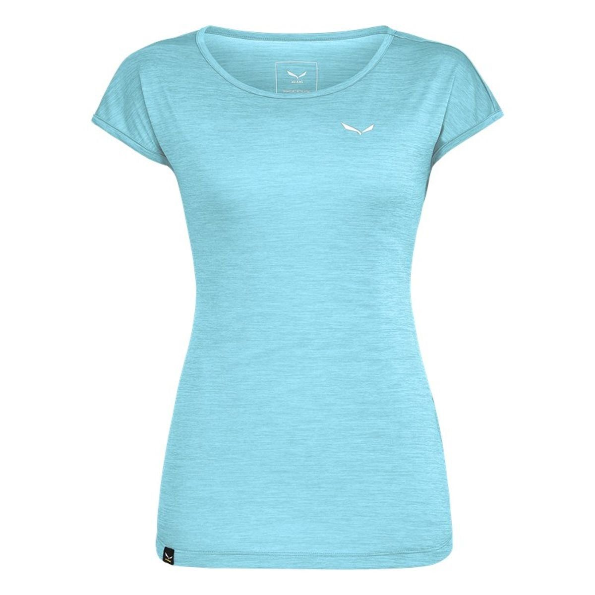 Salewa T-Shirt Salewa - Puez Melange Tee (T-Shirt Damen) 3025-air blue melange