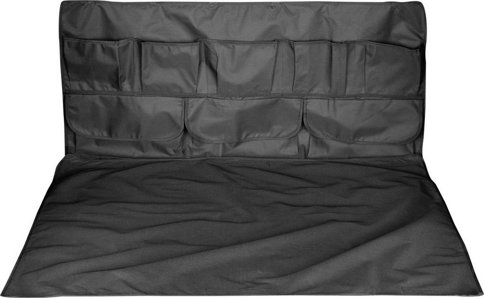 WALSER Kofferraummatte (2 St), 110x155 cm, schwarz, Material: Polyester mit  Beschichtung