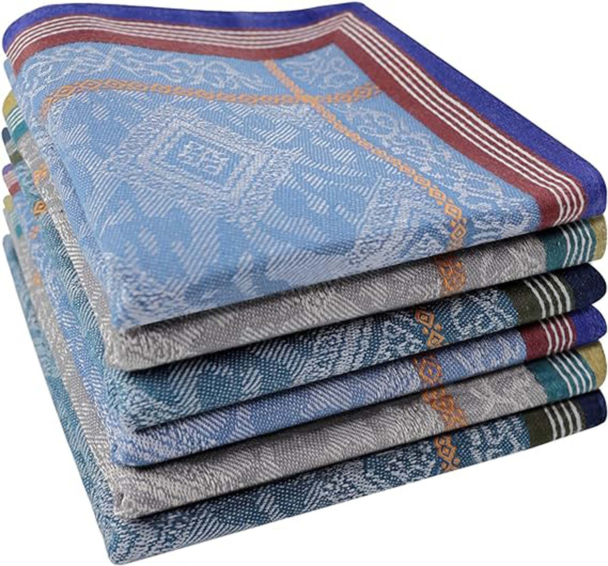 Coonoor Taschentuch Herren Baumwolle,Einstecktuch für Anzug, (6-St)