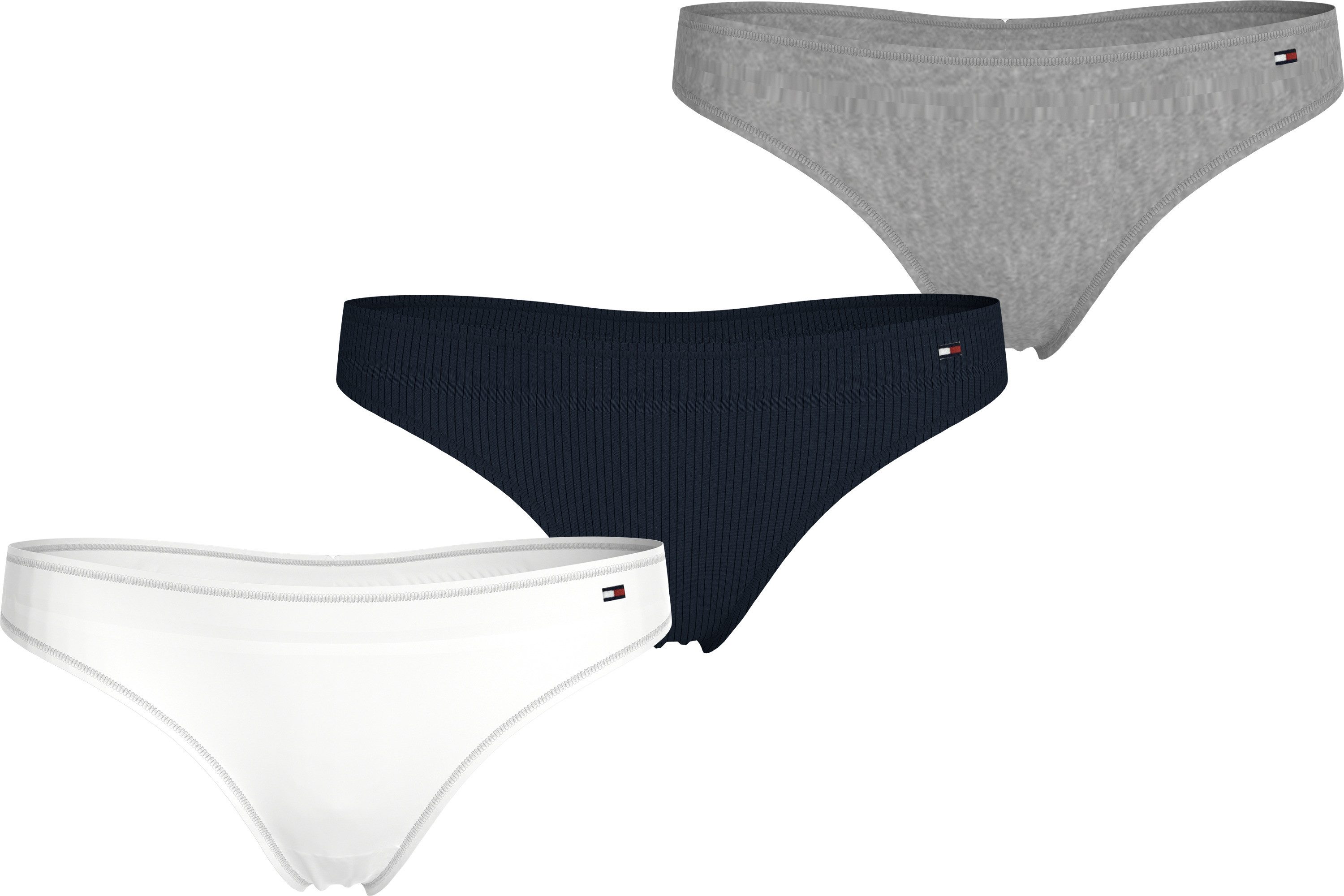 Tommy Hilfiger Underwear Tanga 3 PACK DIPPED THONG (Packung, 3-St., 3er) mit Logo