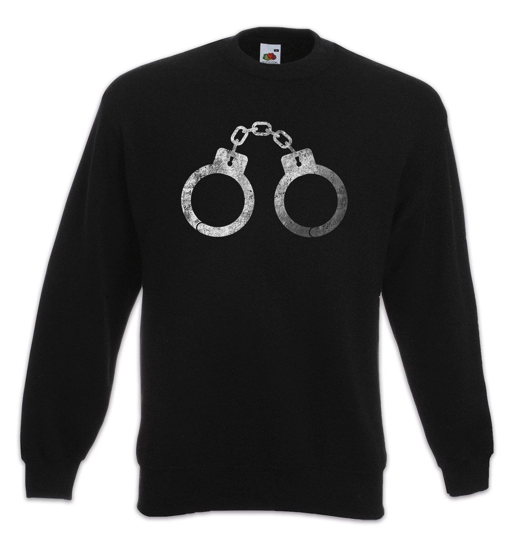Sweatshirt Handcuffs Sweatshirt Handschellen Polizei Criminal Gangster Police