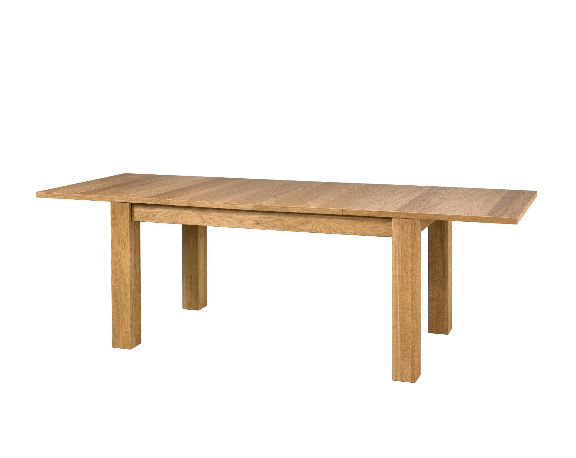 Empinio24 Esstisch Volo, Ausziehtisch 160x90 verlängerbar auf 250 cm, Eiche teil-massiv geölt