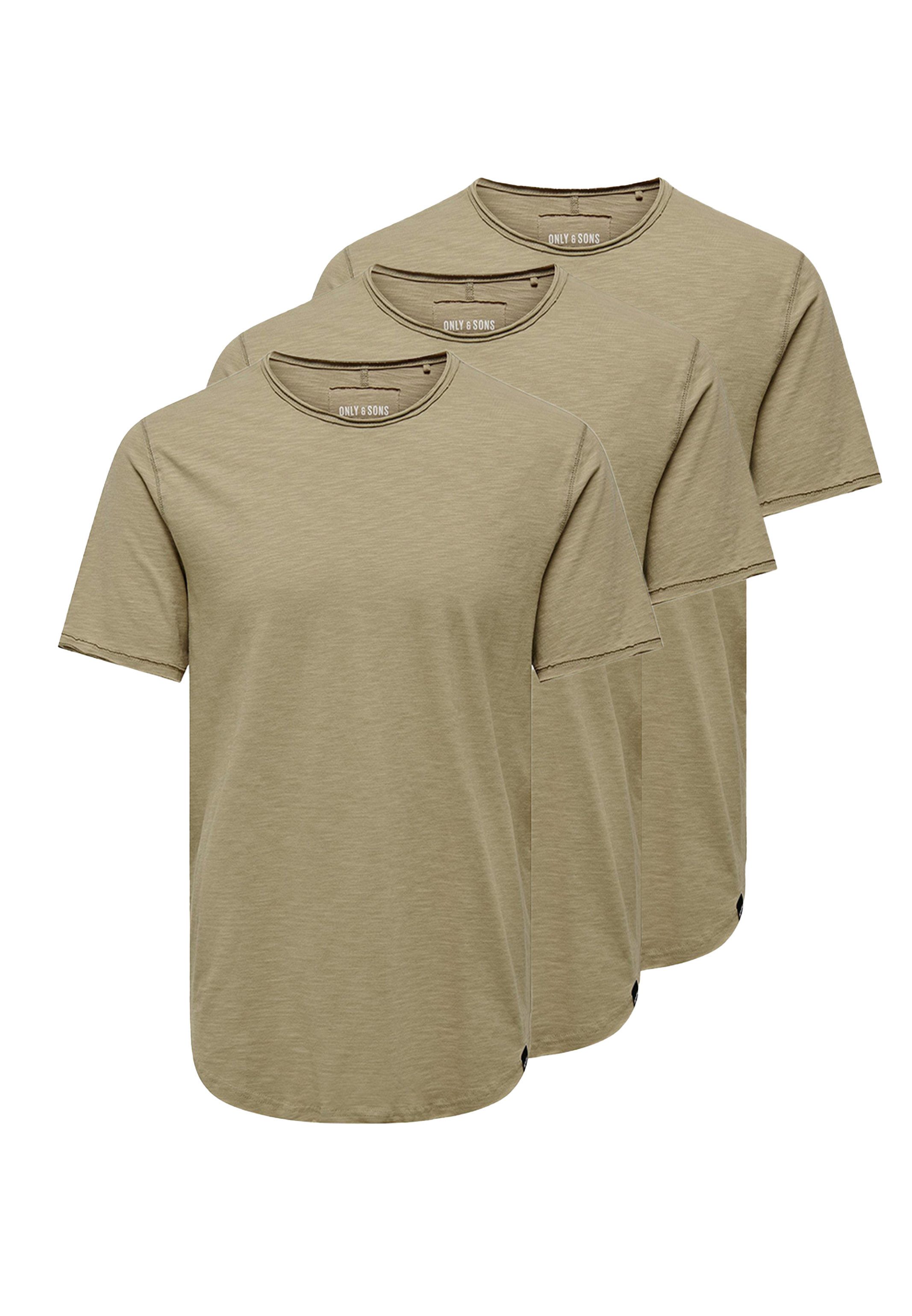 ONLY & SONS T-Shirt 3er Pack günstig online kaufen