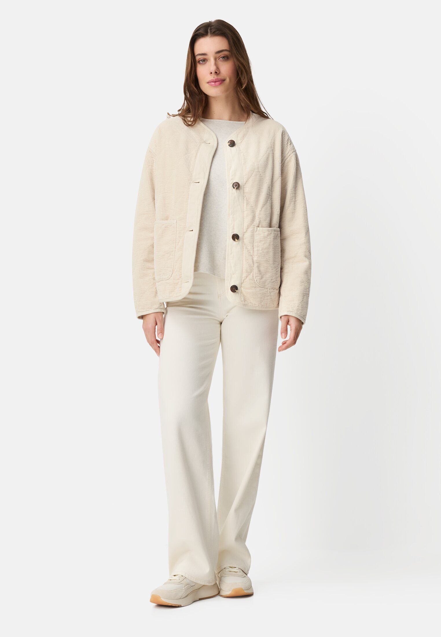 camel active Jackenblazer mit Wattierung Langarm Kentkragen