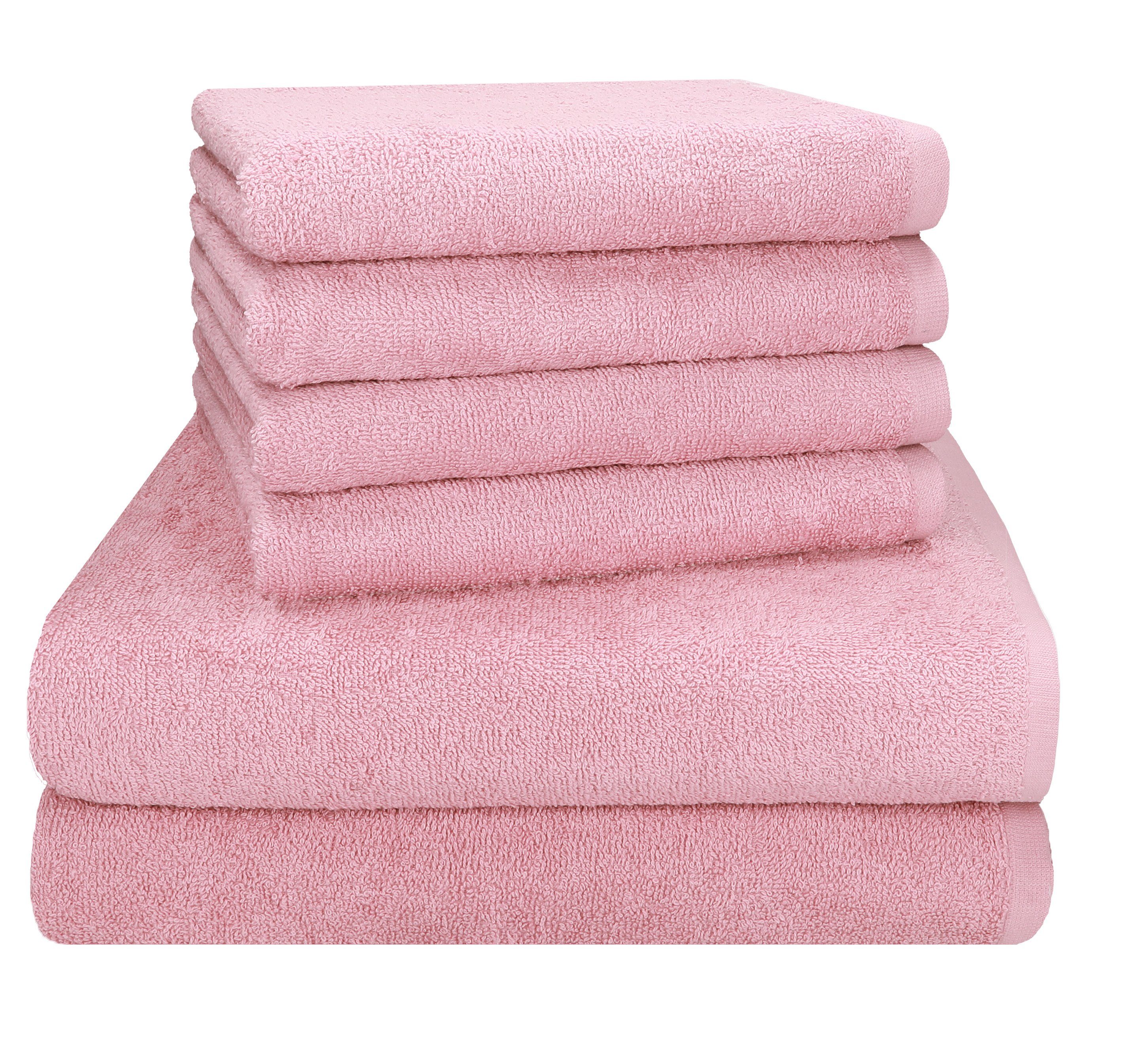 Betz Handtuch Set 6 tlg. BERLIN 2 Duschtücher 4 Handtücher, 100% Baumwolle günstig online kaufen