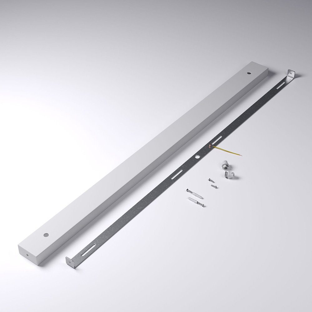 Lightstock Deckenleuchte Baldachin für Lampe, 50 oder 80cm (H 2.5 x B 5 cm)