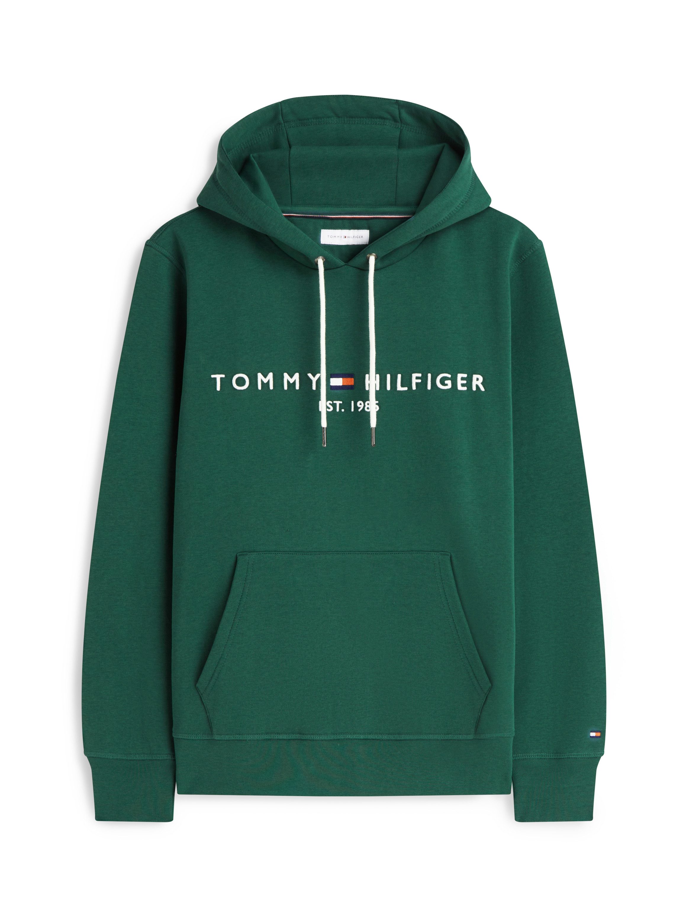 Tommy Hilfiger Kapuzensweatshirt TOMMY LOGO unifarben, casual, regular fit, Baumwollmix, Kapuze – Bild 5 von 5