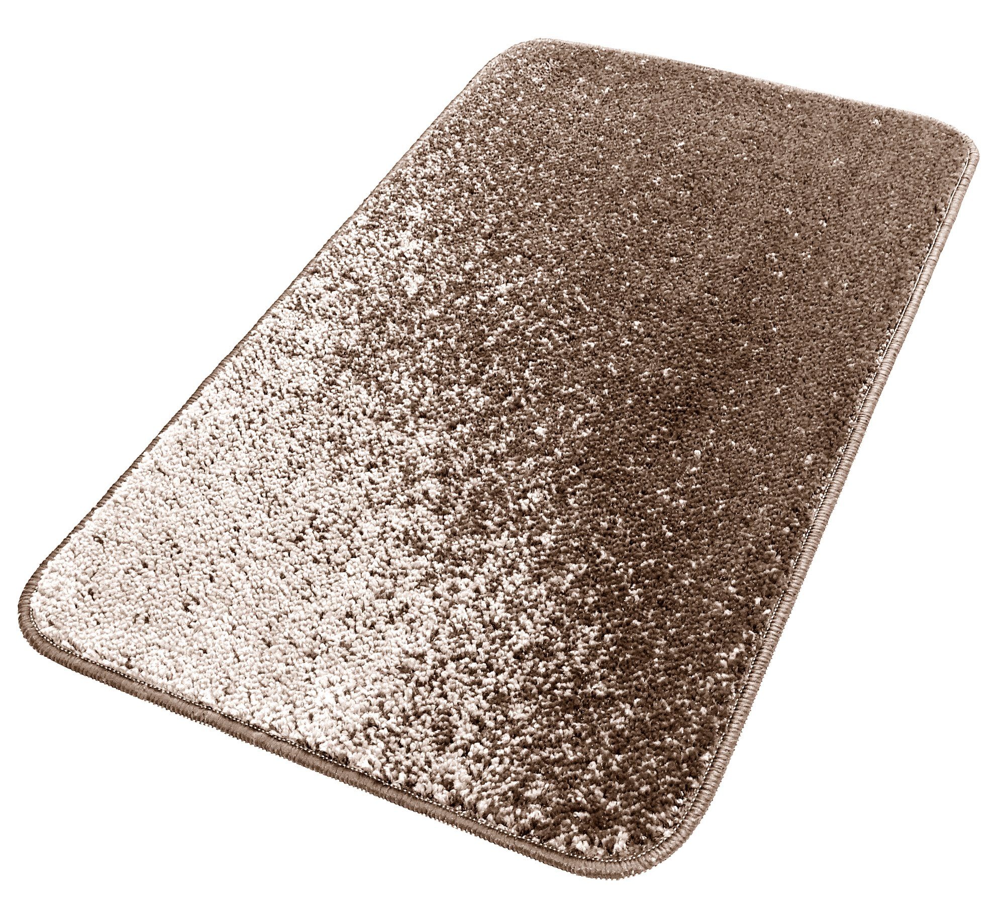 Lashuma Badematte Ibisco, Höhe 10 mm, strapazierfähig, Polypropylen, rechteckig, Bad Vorleger rechteckig, Duschteppich 50 x 80 cm