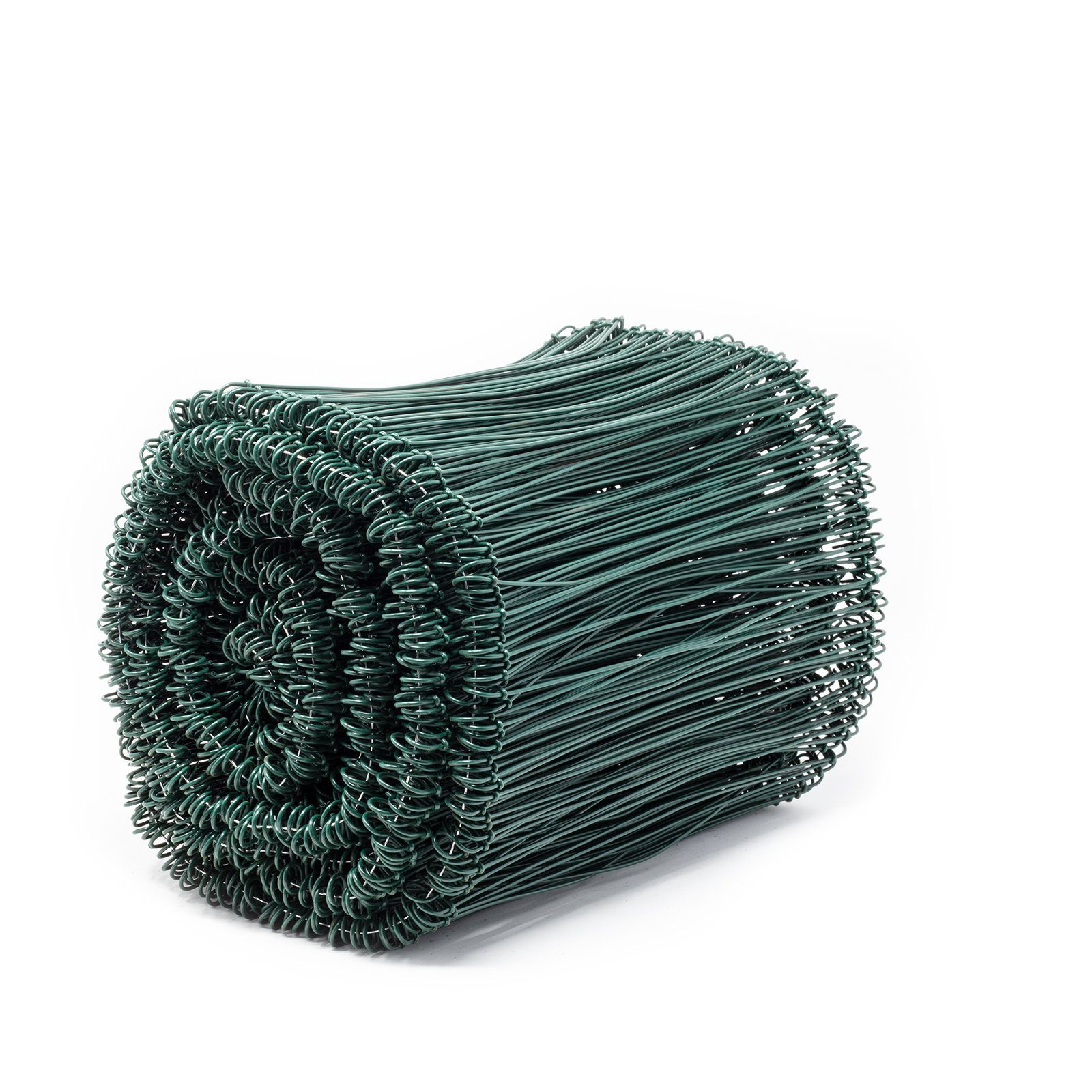 H & R GmbH Draht Ösenbindedraht kunststoffummantelt grün - 1,0/1,4 x 240 mm Bunde von 1000 Stück