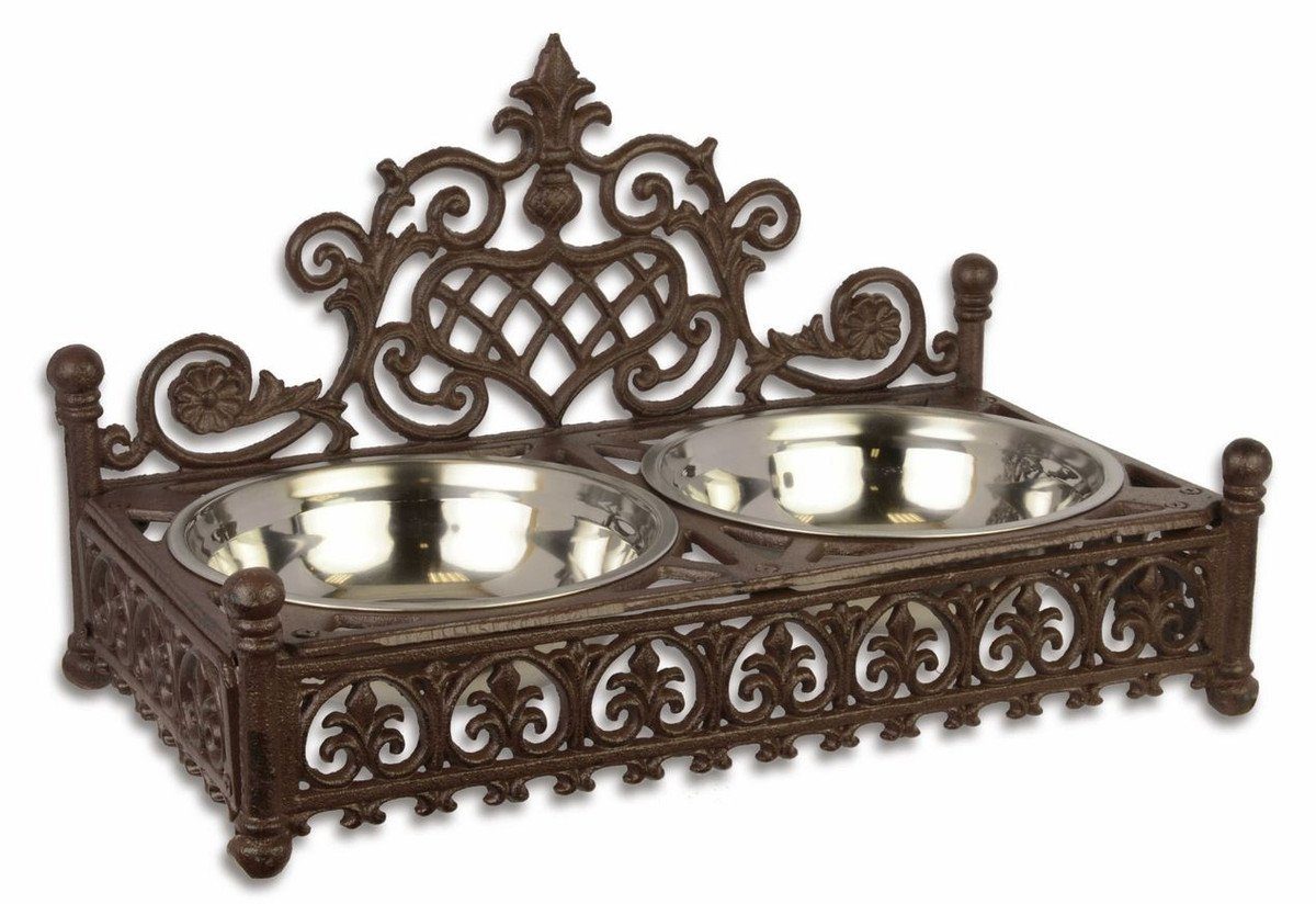Casa Padrino Dekoobjekt Jugendstil Hundenapf Braun günstig online kaufen