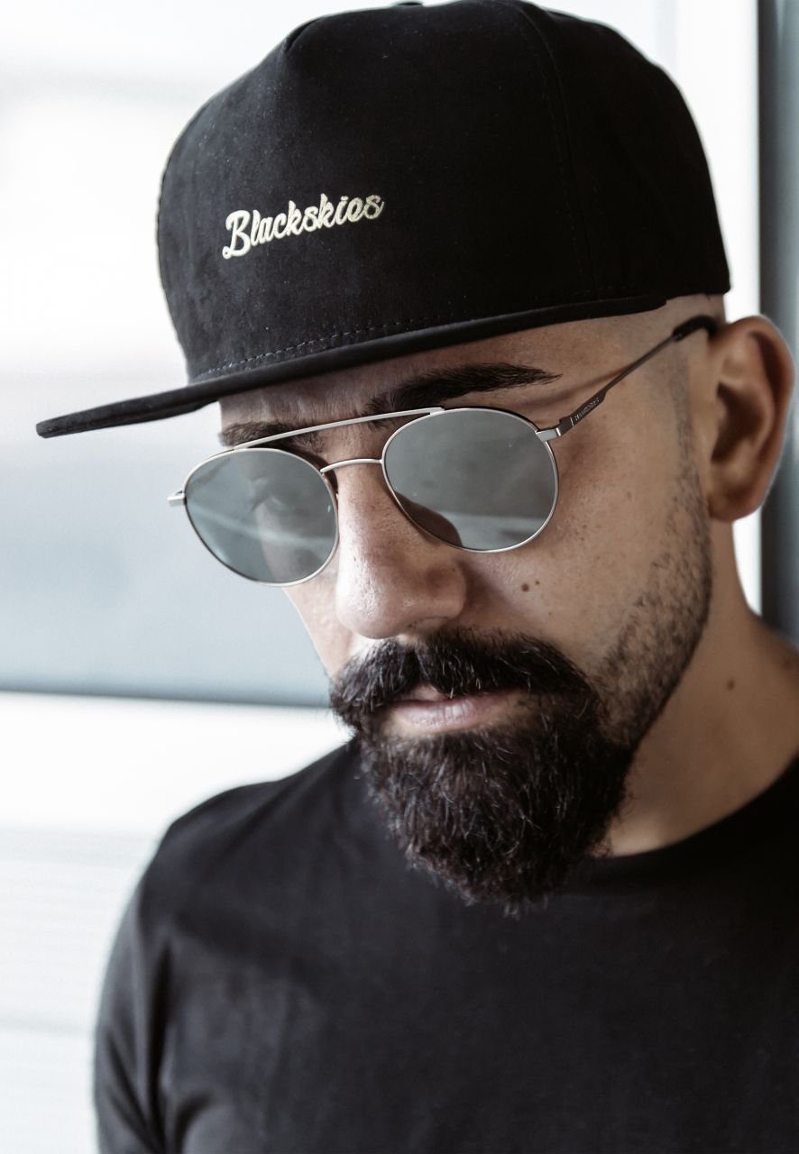 Blackskies Snapback Cap Aegean Snapback Cap - Schwarz-Suede