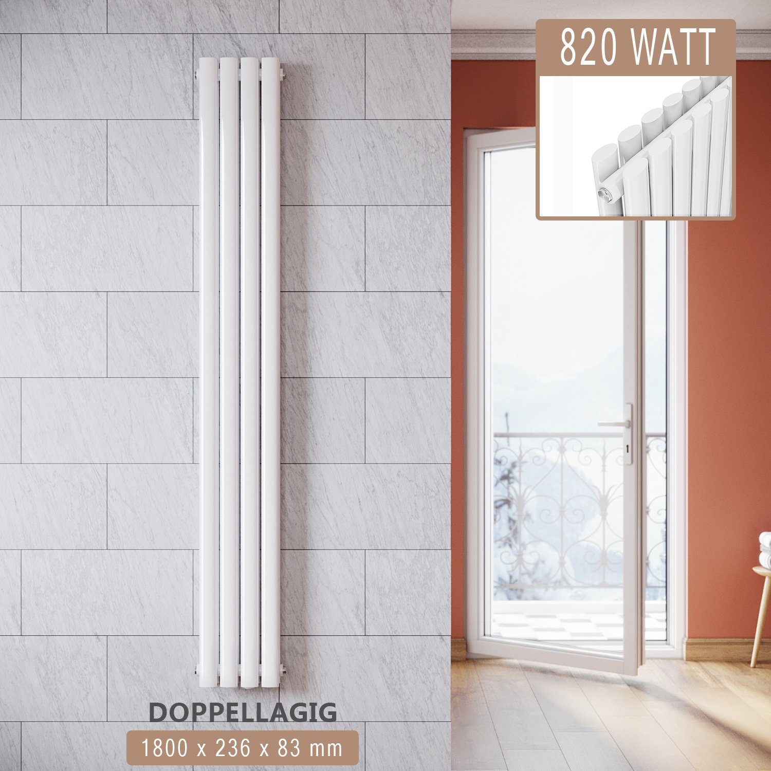 ELEGANT Badheizkörper Heizkörper Design Bad Heizkörper günstig online kaufen