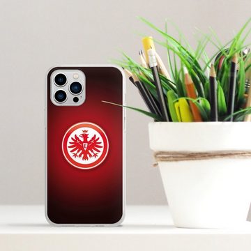 DeinDesign Handyhülle Eintracht Frankfurt Offizielles Lizenzprodukt Wappen, Apple iPhone 13 Pro Max Silikon Hülle Bumper Case Handy Schutzhülle