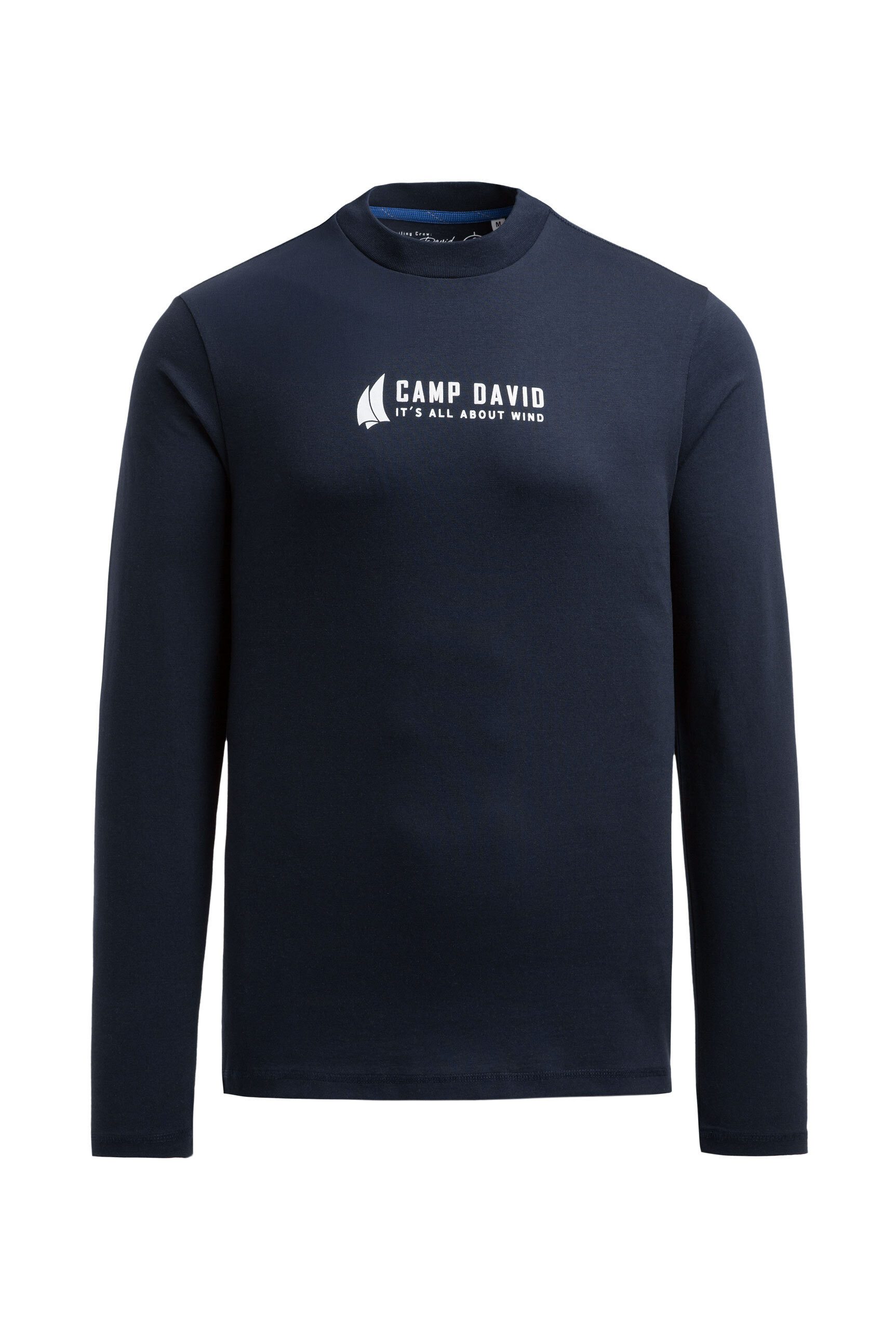 CAMP DAVID Rundhalsshirt aus Baumwolle günstig online kaufen