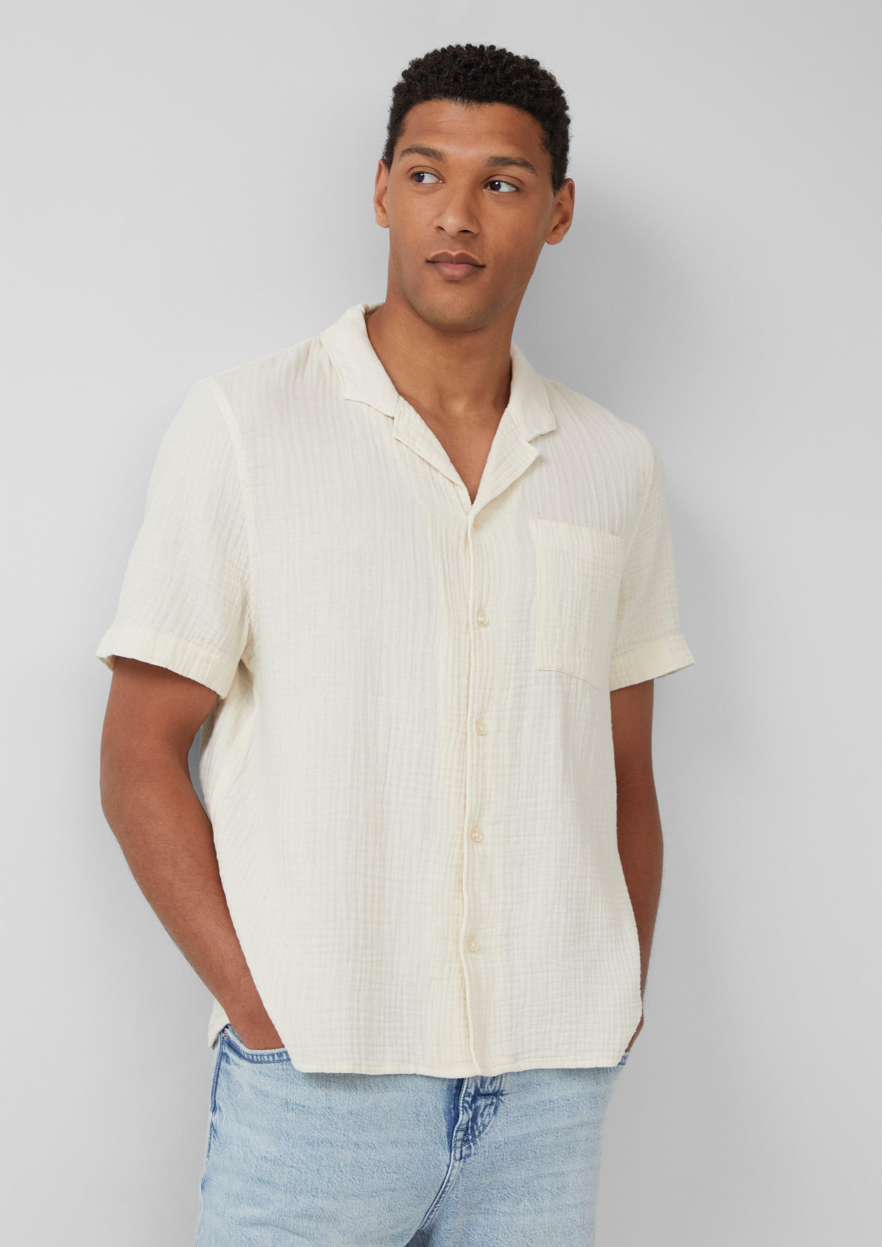 s.Oliver Kurzarmhemd Resort Fit: Luftiges Kurzarmhemd günstig online kaufen