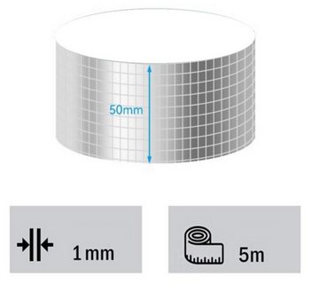 BAYLI Wannenabdichtband 1 Rolle Reparatur Klebeband Wasserdicht [5m x 50mm] - Isolierband